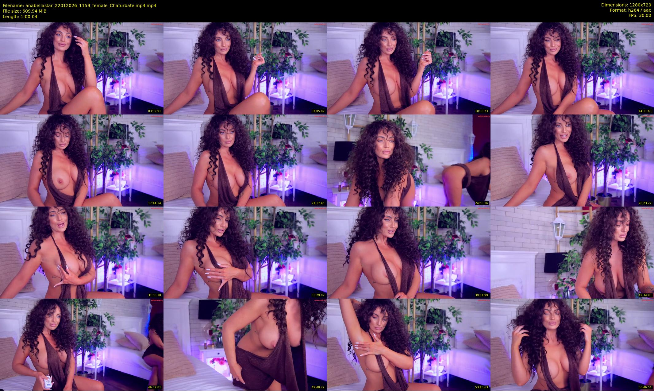 anabellastar — 61 minute Chaturbate female cam show recording, 720p, Jan 22, 2026