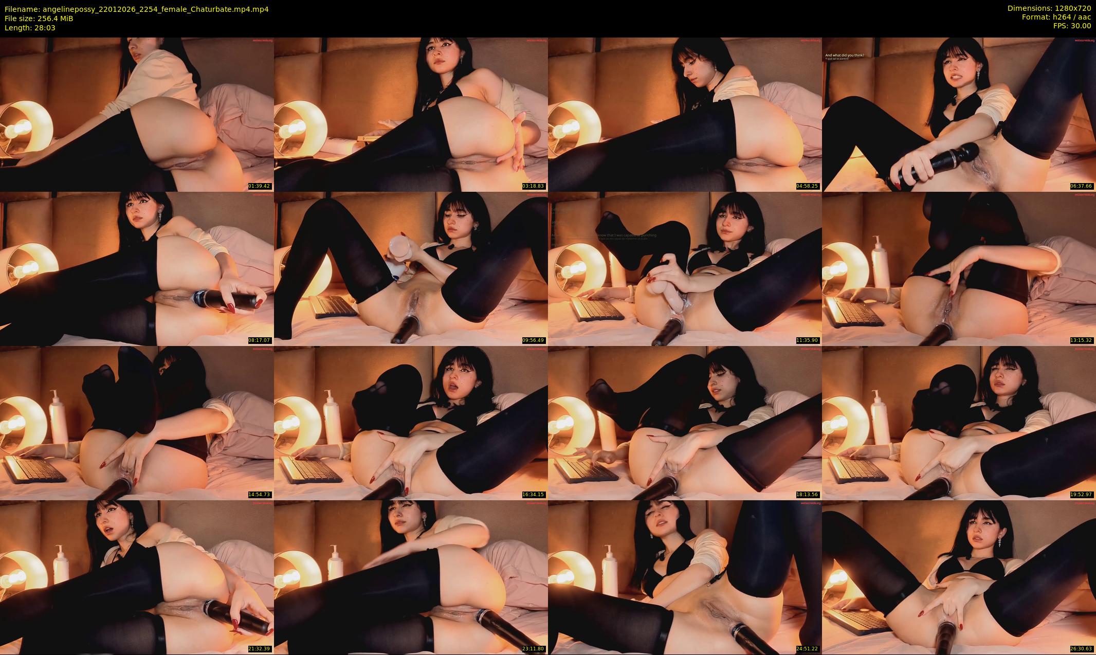 angelinepossy — 29 minute Chaturbate female cam show recording, 720p, Jan 22, 2026