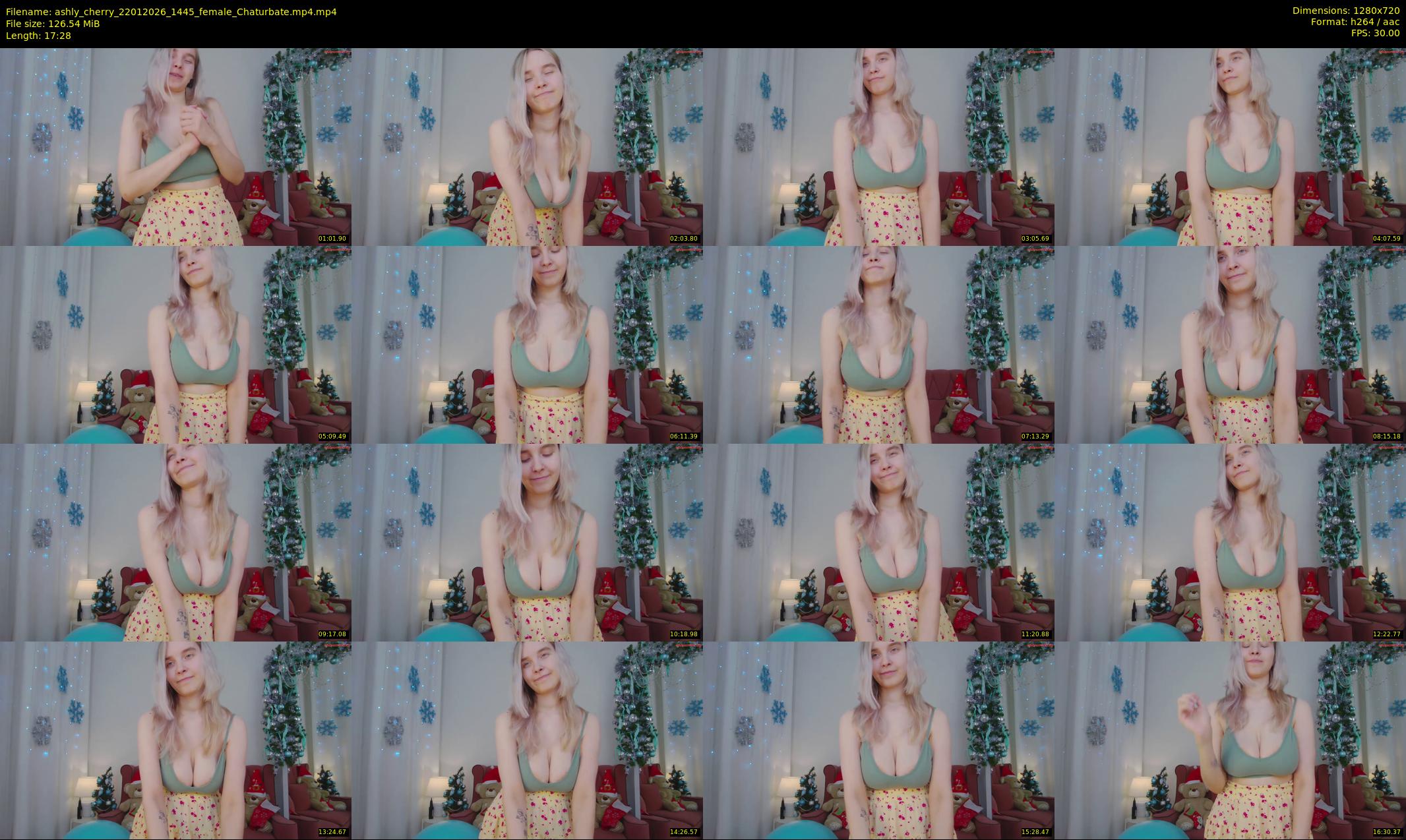 ashly_cherry — 18 minute Chaturbate female cam show recording, 720p, Jan 22, 2026