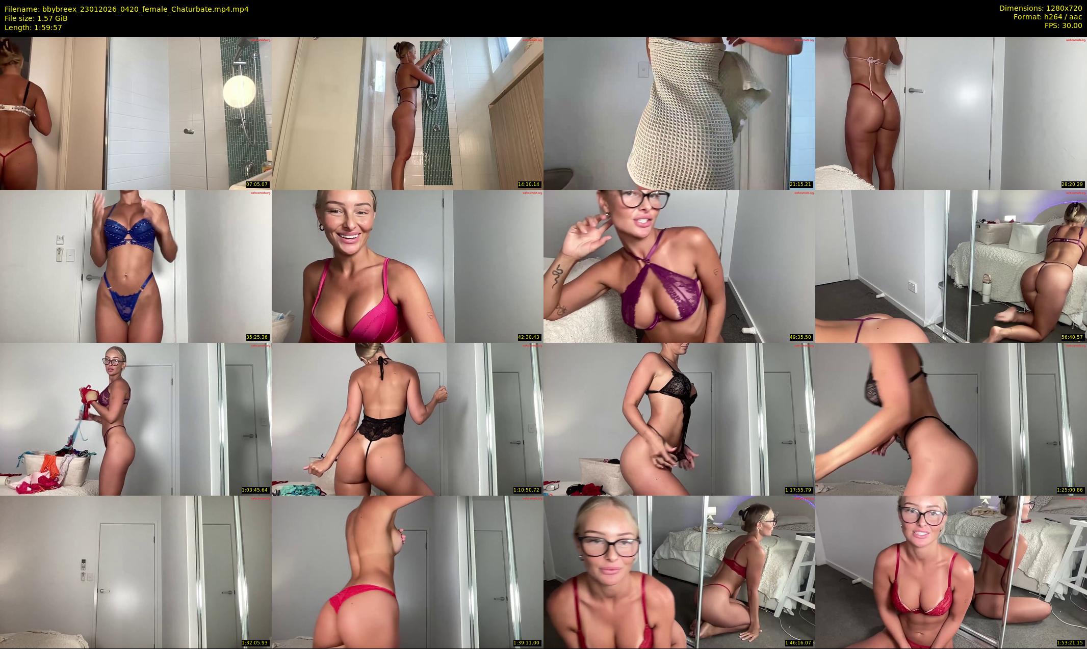 bbybreex — 120 minute Chaturbate female cam show recording, 720p, Jan 23, 2026