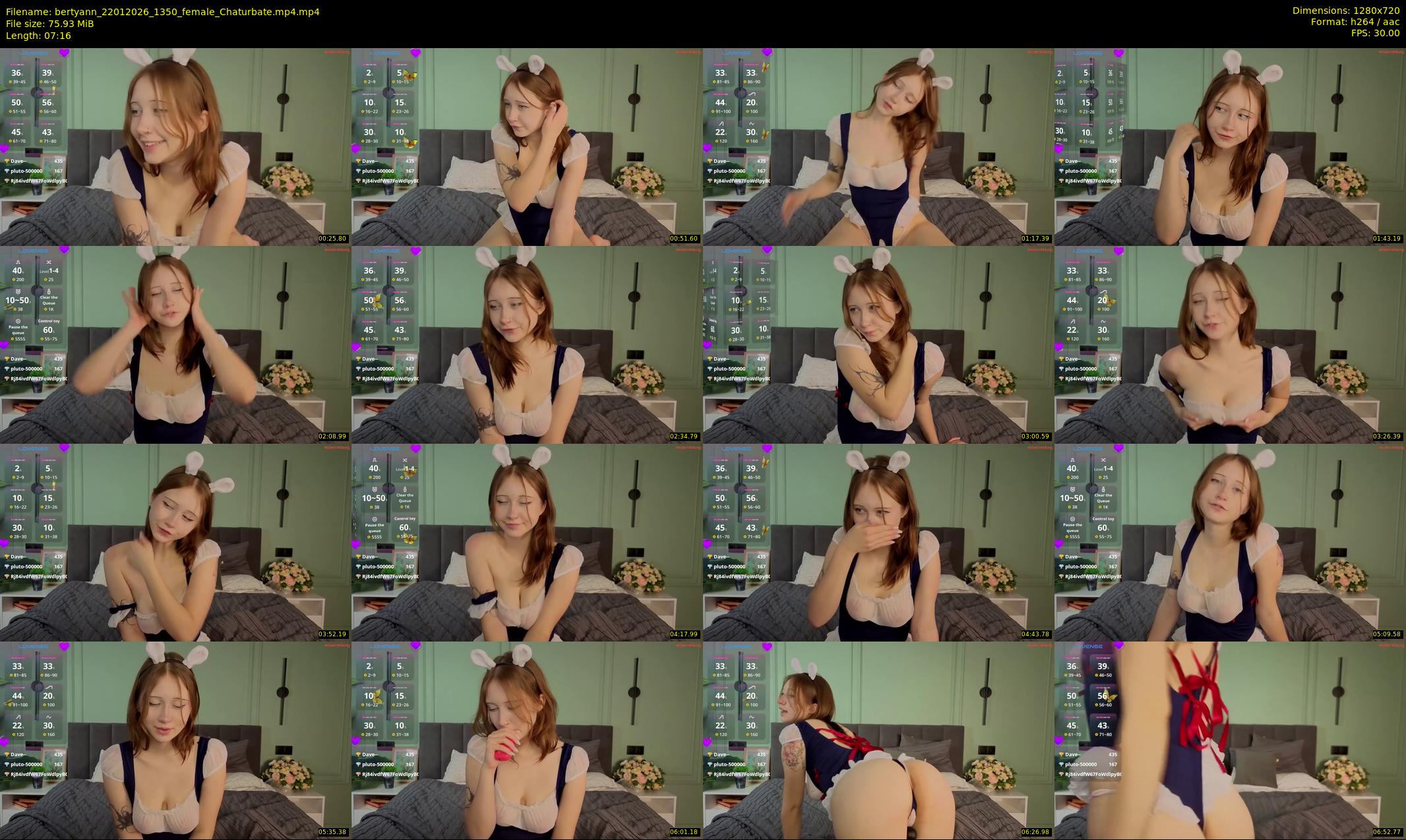 bertyann — 8 minute Chaturbate female cam show recording, 720p, Jan 22, 2026