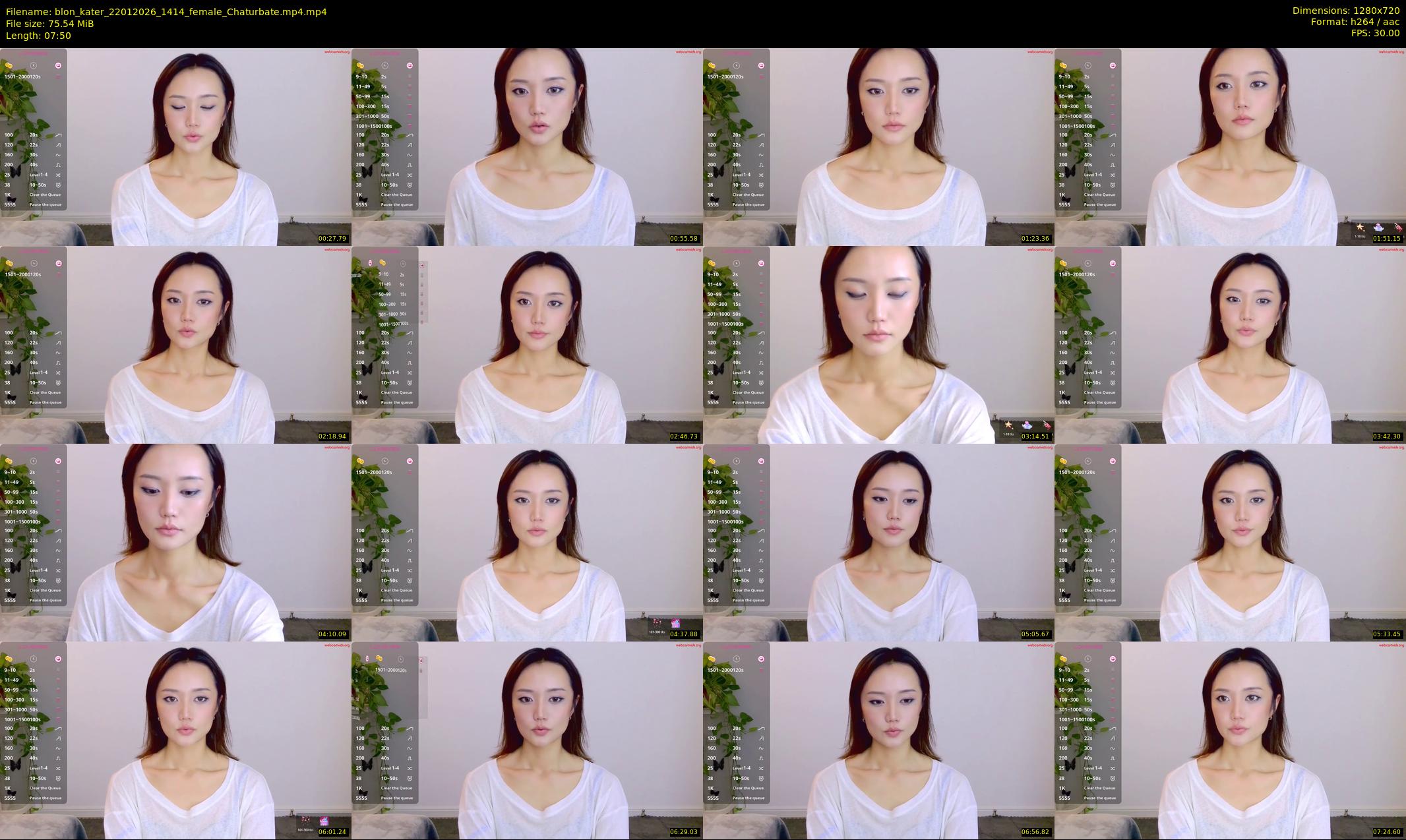 blon_kater — 8 minute Chaturbate female cam show recording, 720p, Jan 22, 2026