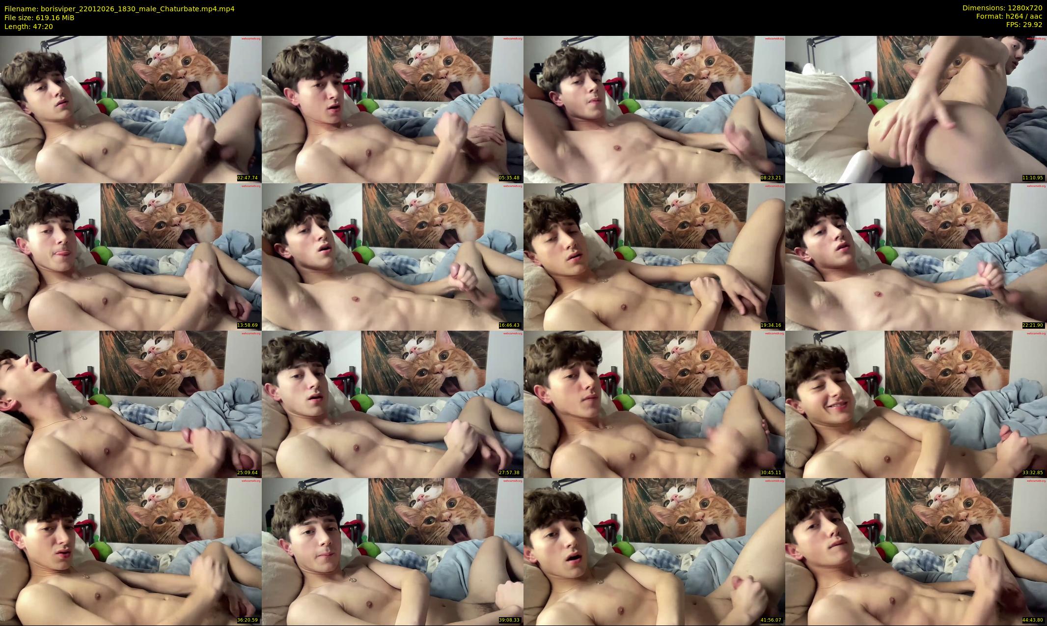borisviper — 48 minute Chaturbate male cam show recording, 720p, Jan 22, 2026