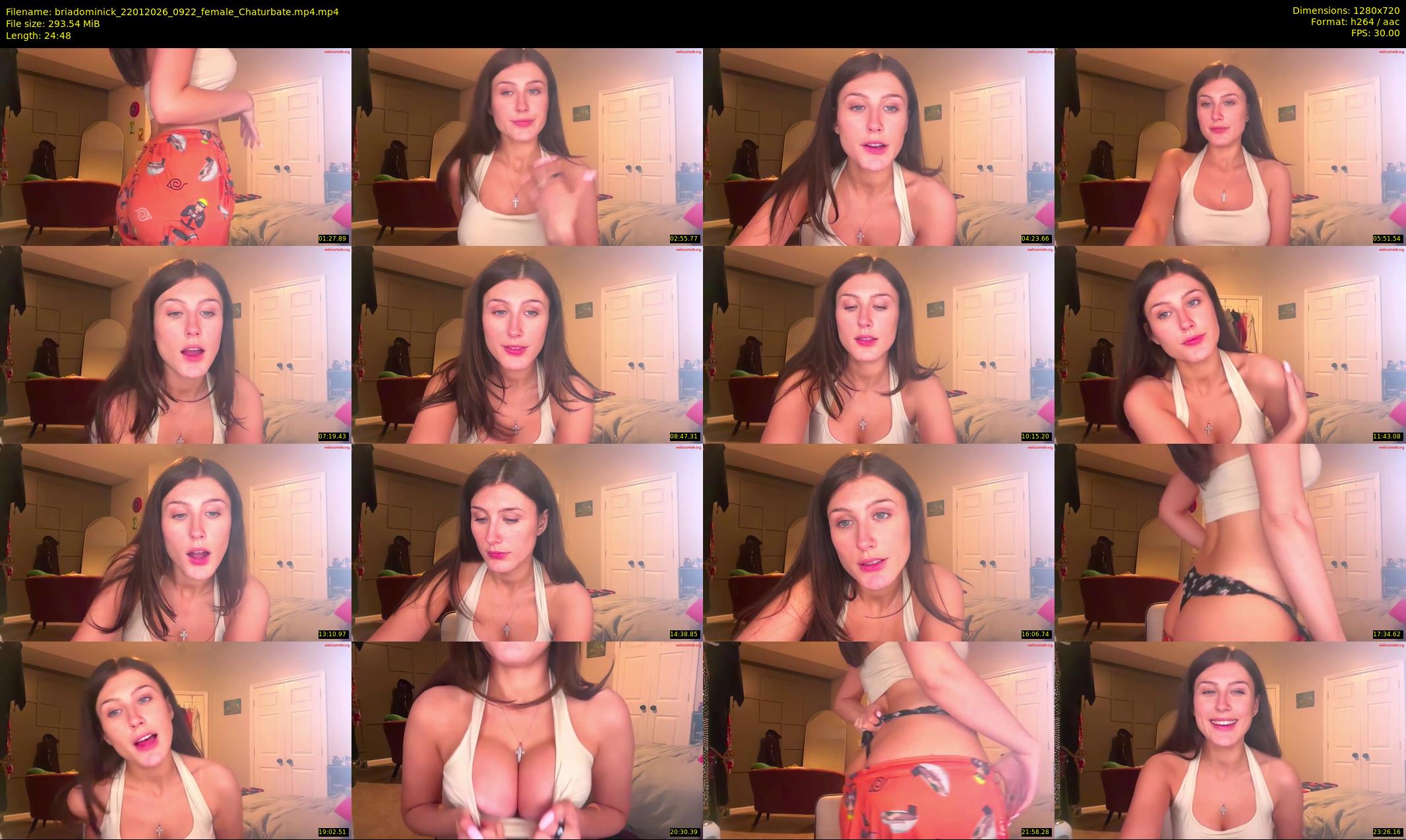 briadominick — 25 minute Chaturbate couple cam show recording, 720p, Jan 22, 2026
