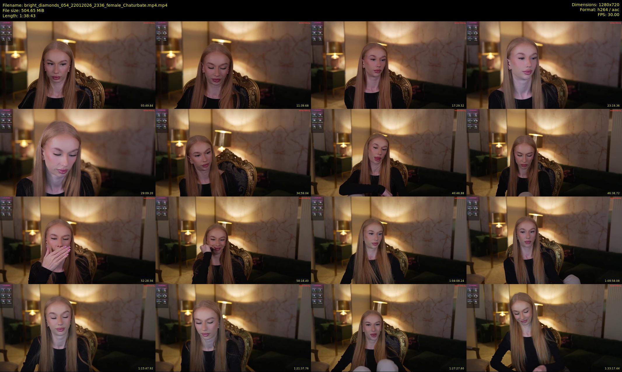 bright_diamonds_054 — 99 minute Chaturbate couple cam show recording, 720p, Jan 22, 2026