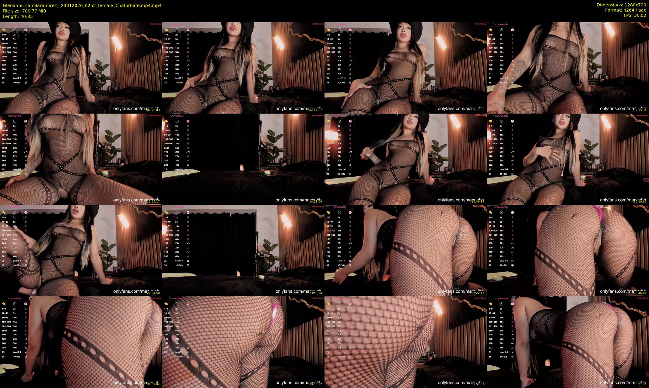 camilaramirez_ — 41 minute Chaturbate female cam show recording, 720p, Jan 23, 2026