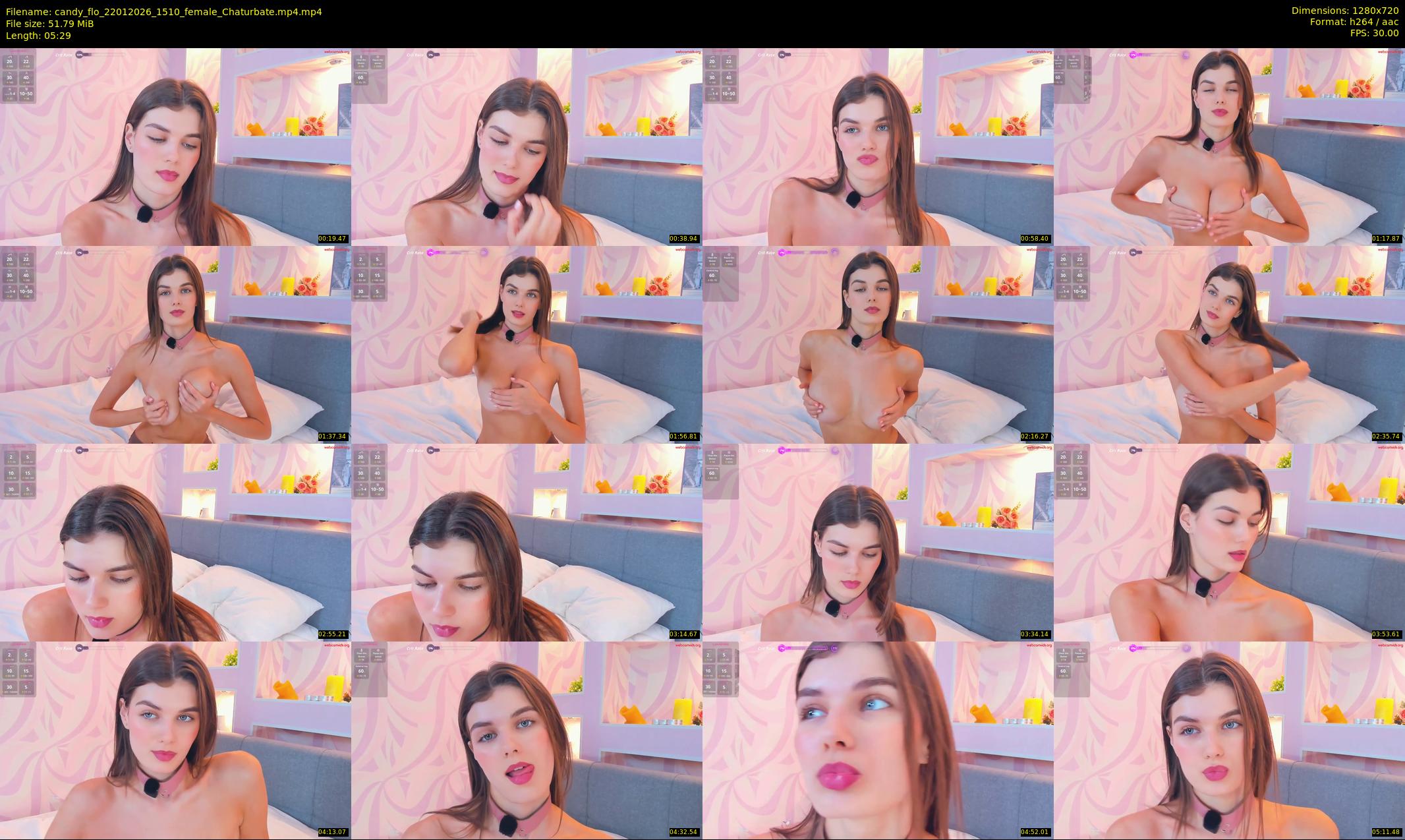 candy_flo — 6 minute Chaturbate female cam show recording, 720p, Jan 22, 2026