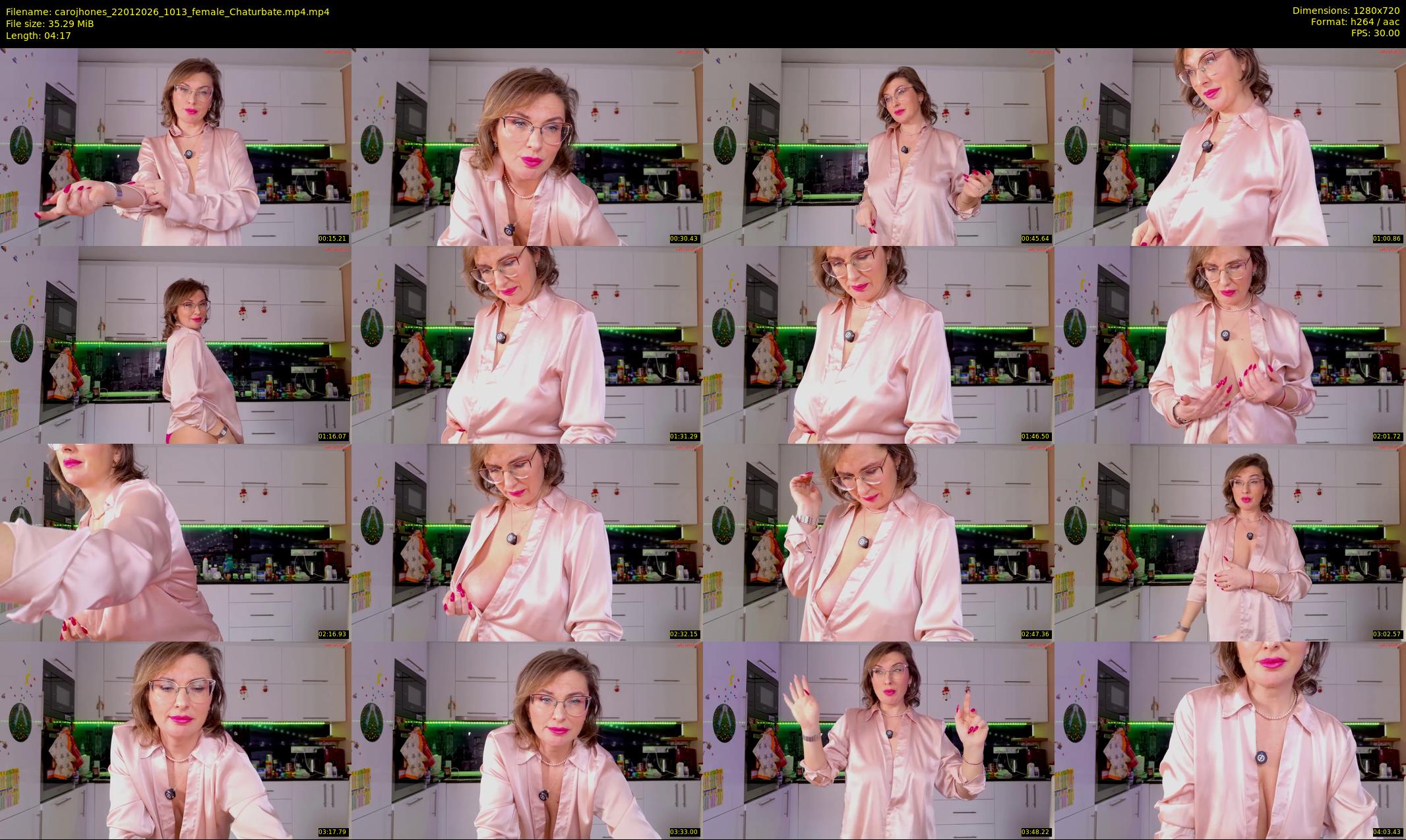 carojhones — 5 minute Chaturbate female cam show recording, 720p, Jan 22, 2026