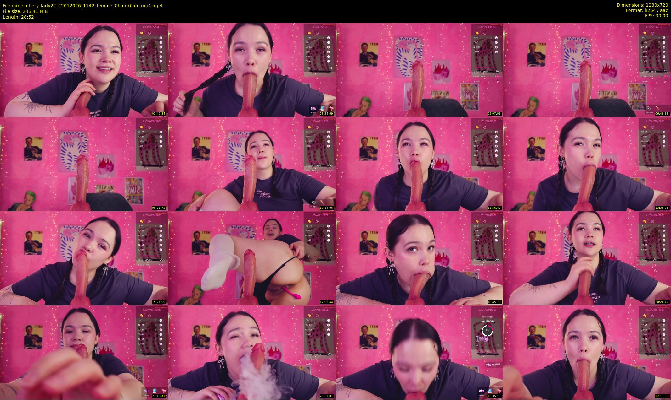 chery_lady22 — 29 minute Chaturbate female cam show recording, 720p, Jan 22, 2026