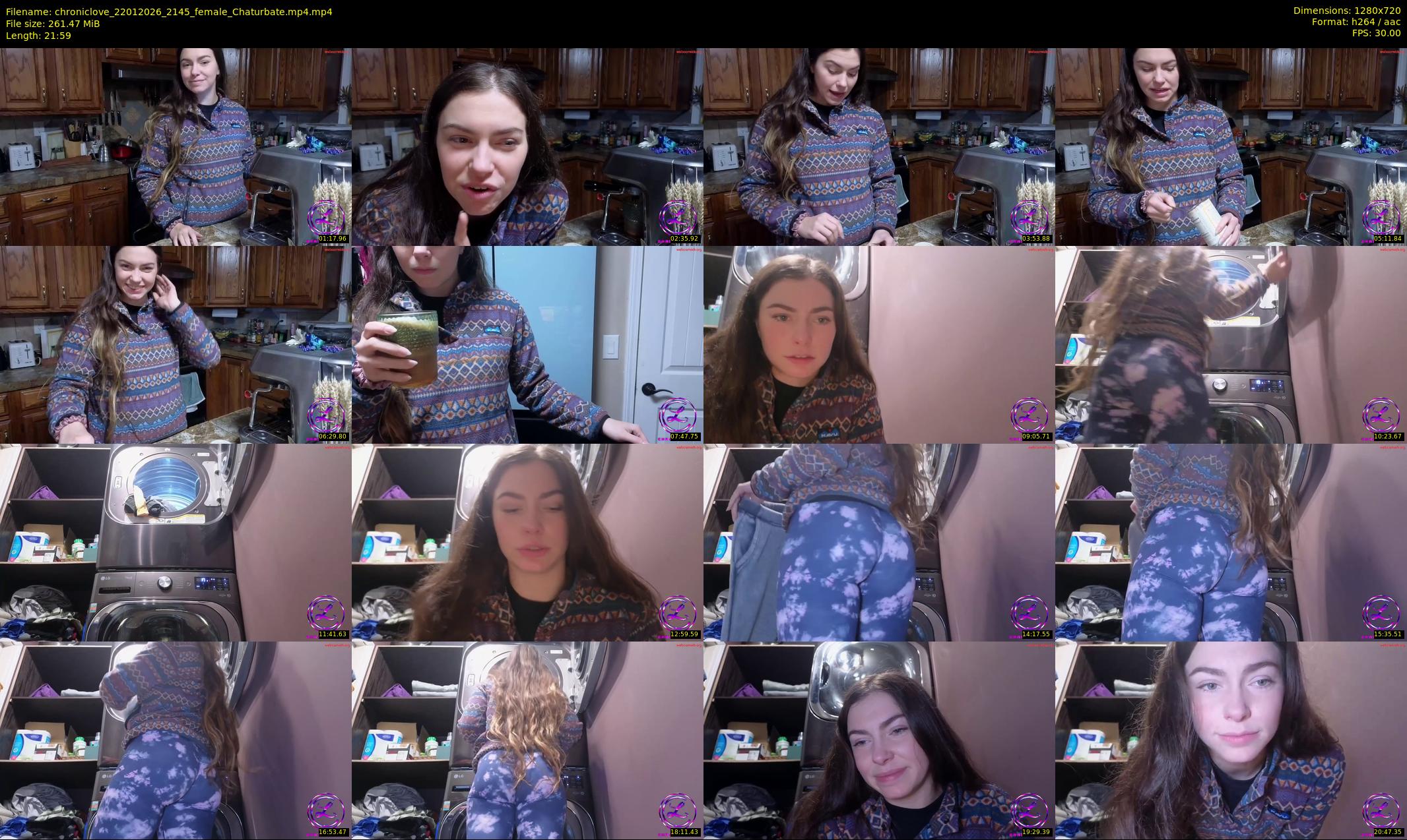 chroniclove — 22 minute Chaturbate female cam show recording, 720p, Jan 22, 2026