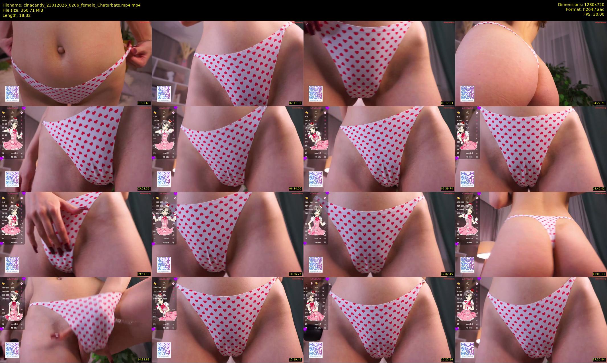 cinacandy — 19 minute Chaturbate female cam show recording, 720p, Jan 23, 2026