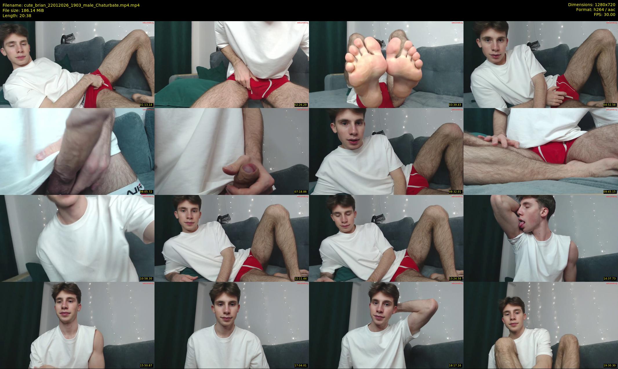 cute_brian — 21 minute Chaturbate male cam show recording, 720p, Jan 22, 2026