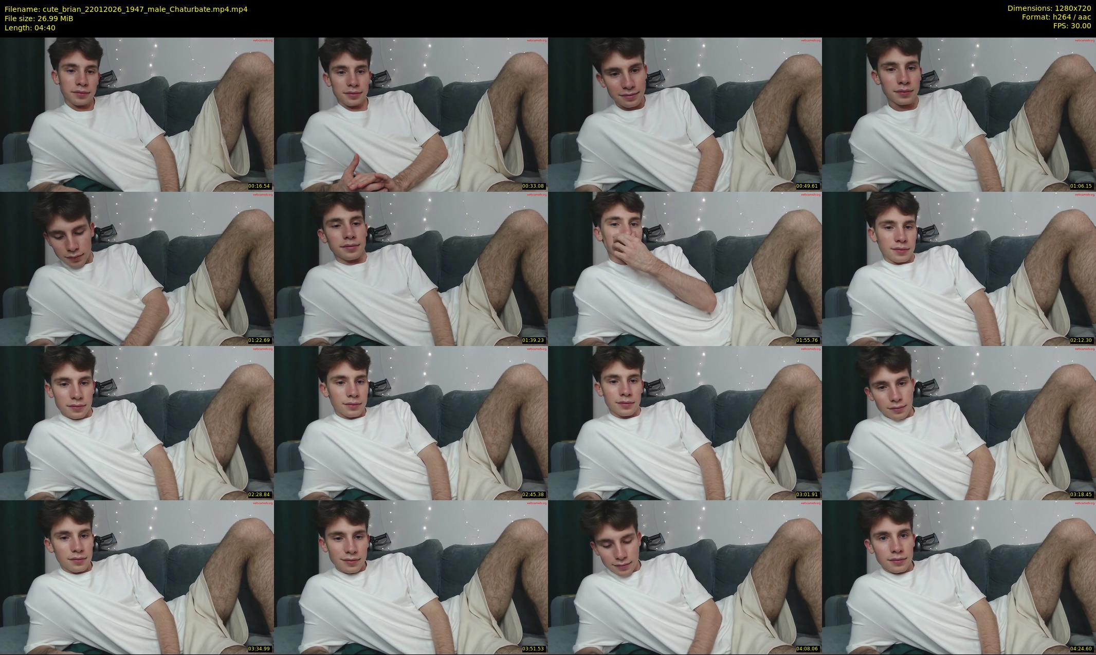 cute_brian — 5 minute Chaturbate male cam show recording, 720p, Jan 22, 2026