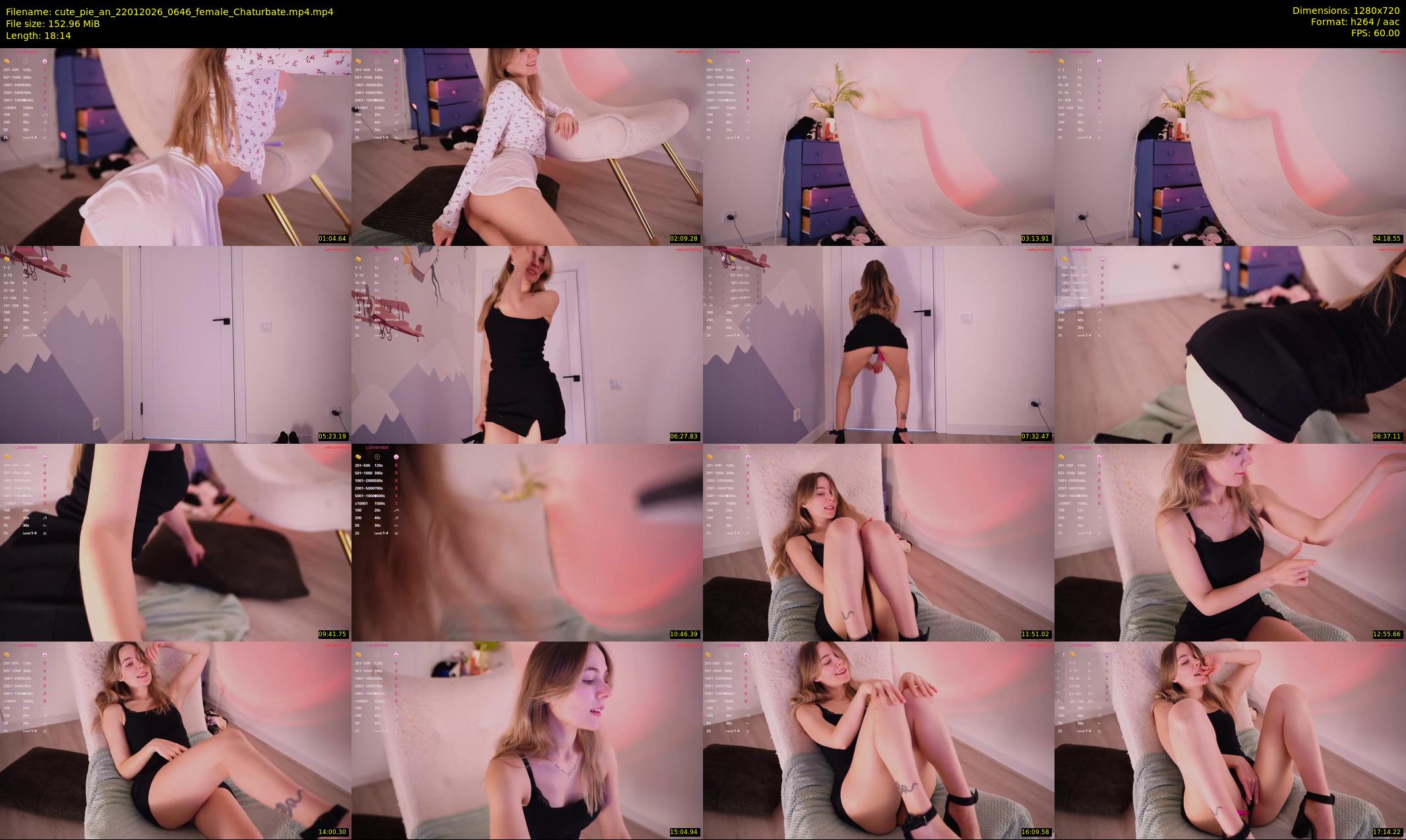cute_pie_an — 19 minute Chaturbate female cam show recording, 720p, Jan 22, 2026