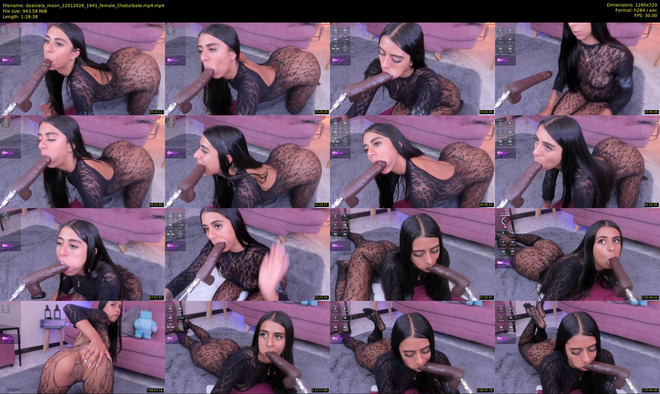 daaniela_moon — 89 minute Chaturbate female cam show recording, 720p, Jan 22, 2026