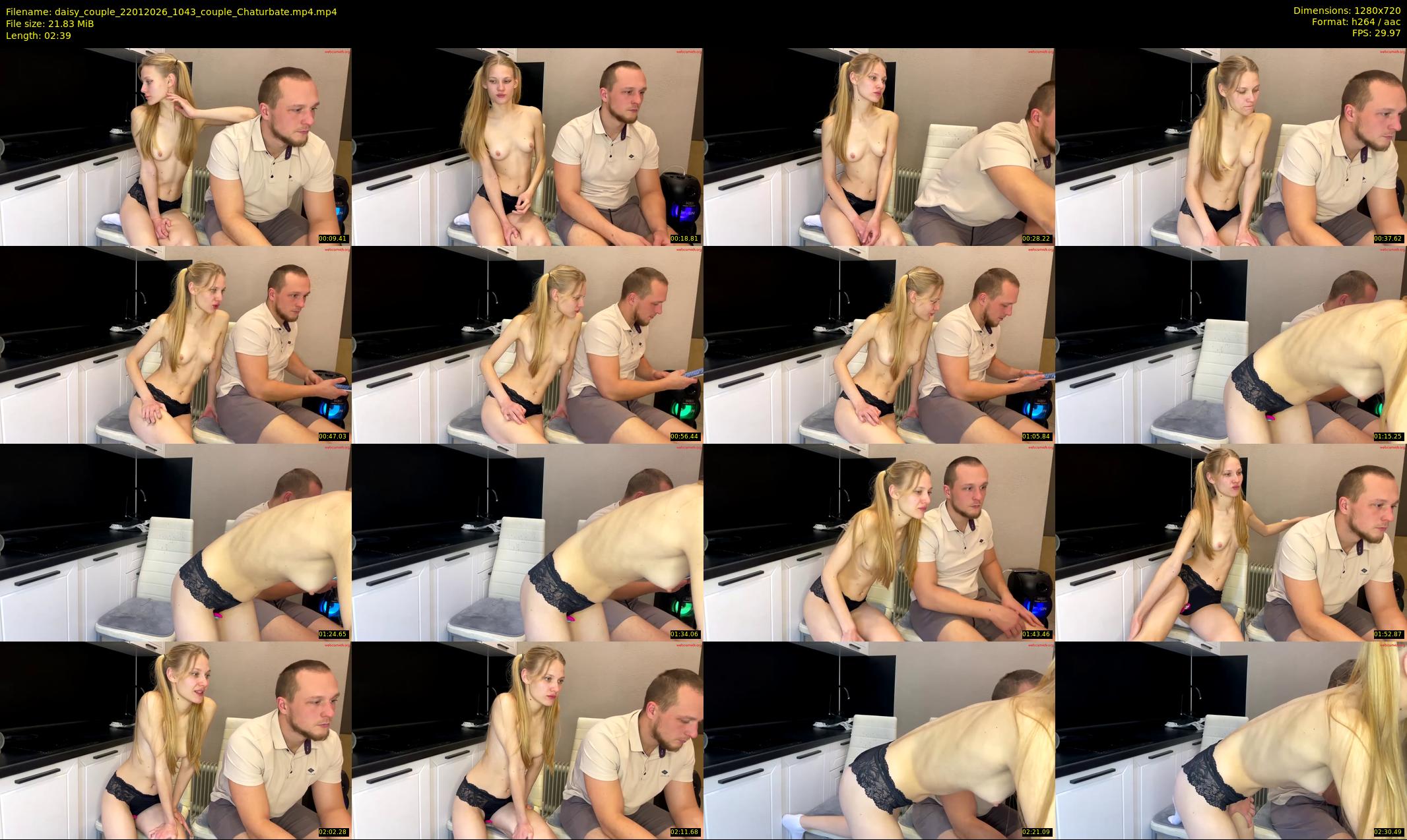 daisy_couple — 3 minute Chaturbate couple cam show recording, 720p, Jan 22, 2026