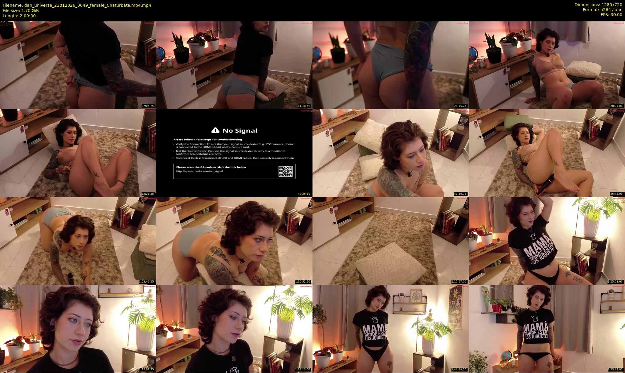 dan_universe — 120 minute Chaturbate female cam show recording, 720p, Jan 23, 2026