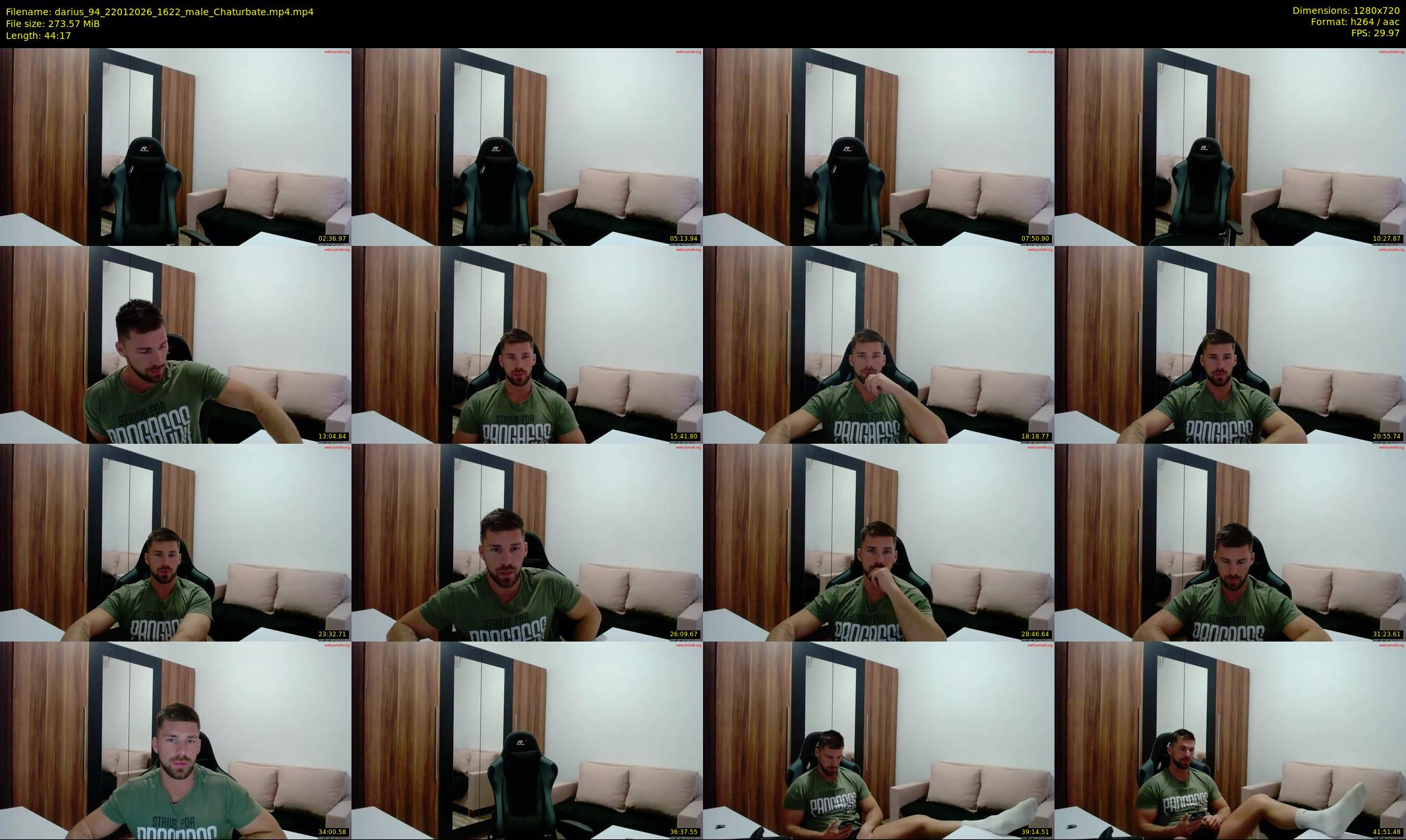 darius_94 — 45 minute Chaturbate male cam show recording, 720p, Jan 22, 2026
