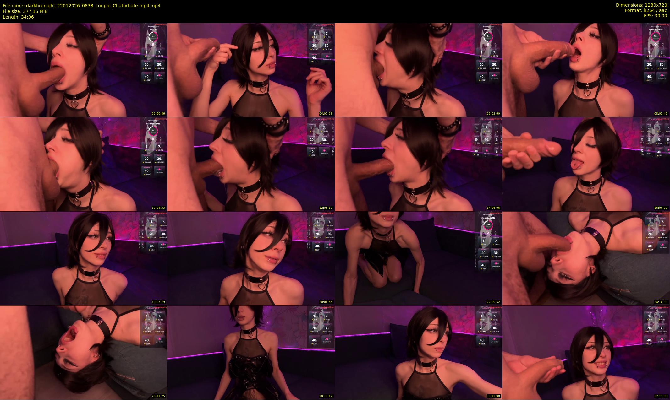 darkfirenight — 35 minute Chaturbate couple cam show recording, 720p, Jan 22, 2026