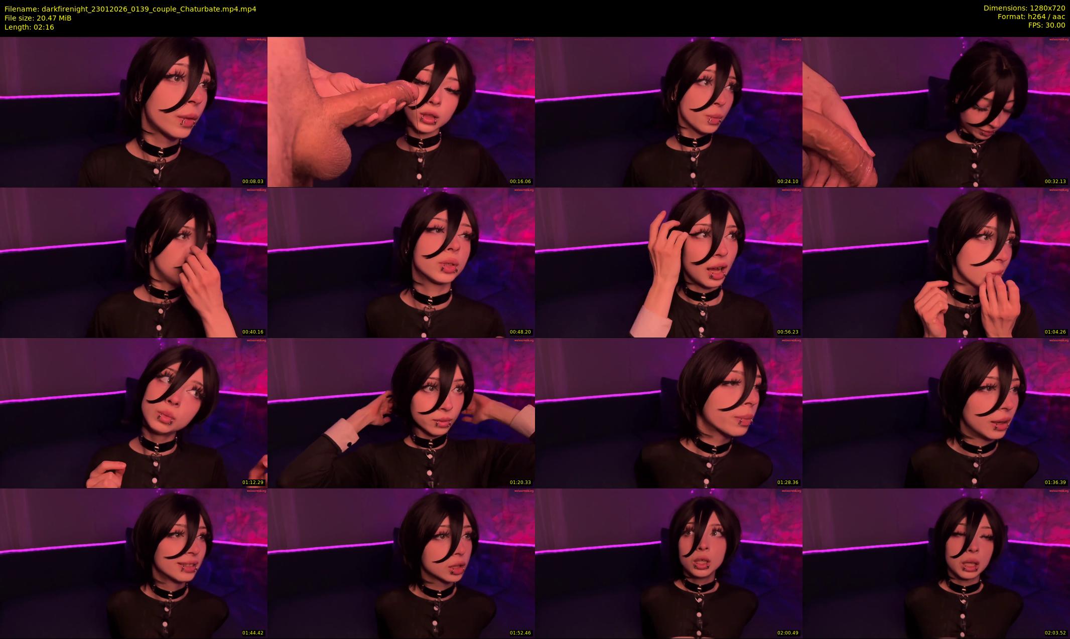 darkfirenight — 3 minute Chaturbate couple cam show recording, 720p, Jan 23, 2026