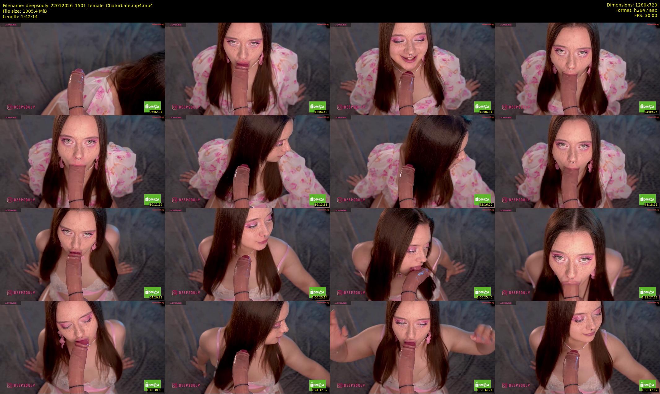 deepsouly — 103 minute Chaturbate female cam show recording, 720p, Jan 22, 2026