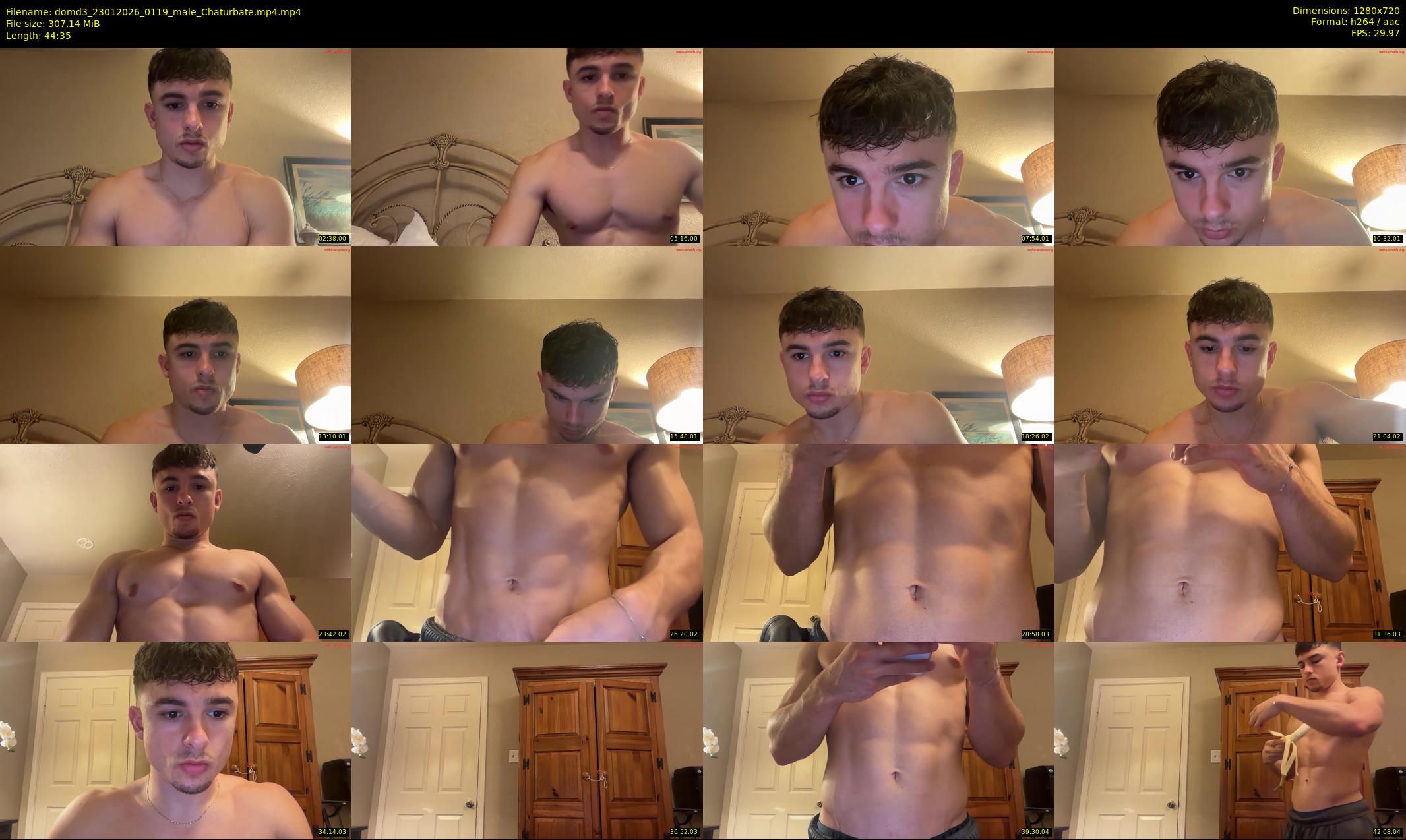 domd3 — 45 minute Chaturbate male cam show recording, 720p, Jan 23, 2026
