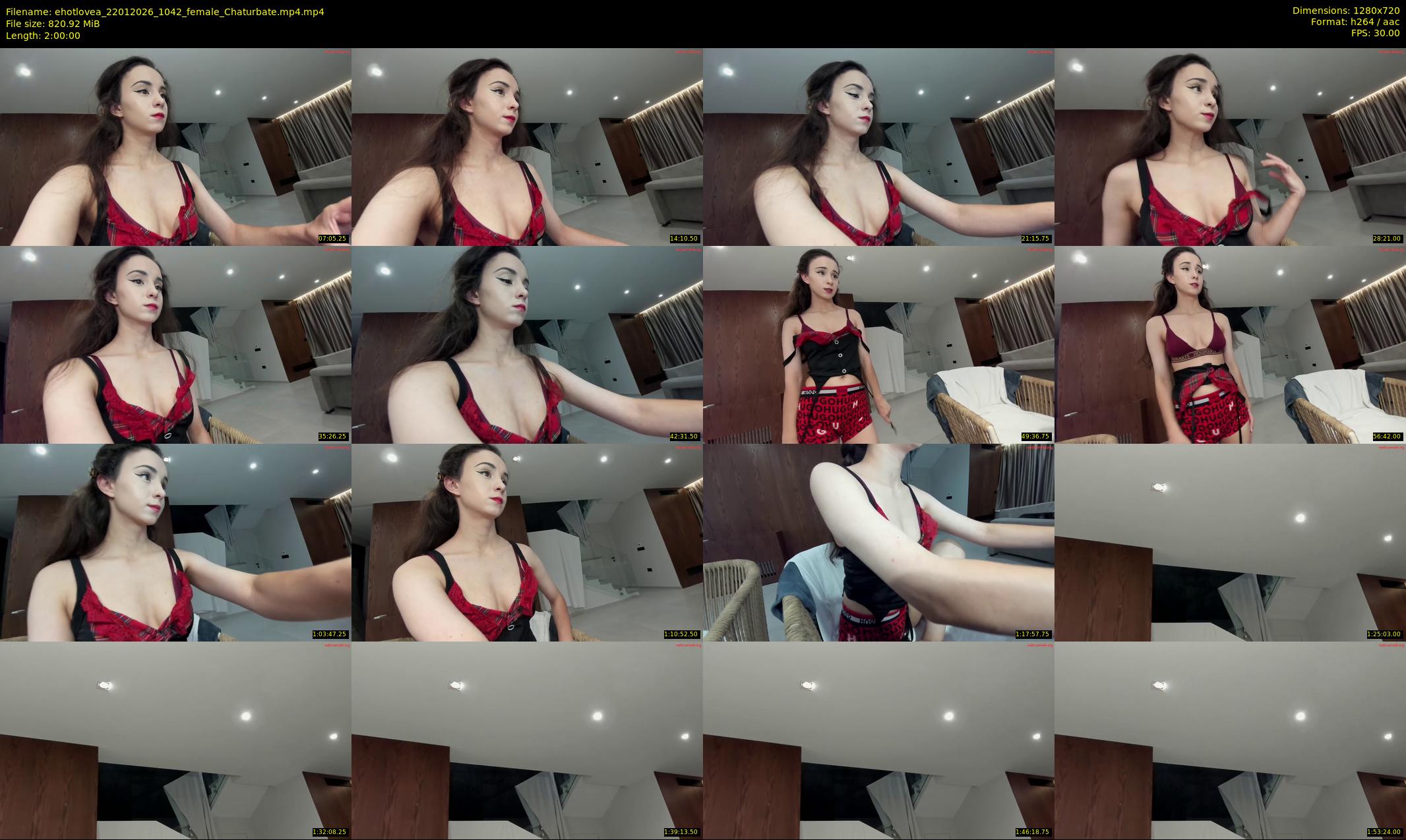 ehotlovea — 120 minute Chaturbate female cam show recording, 720p, Jan 22, 2026