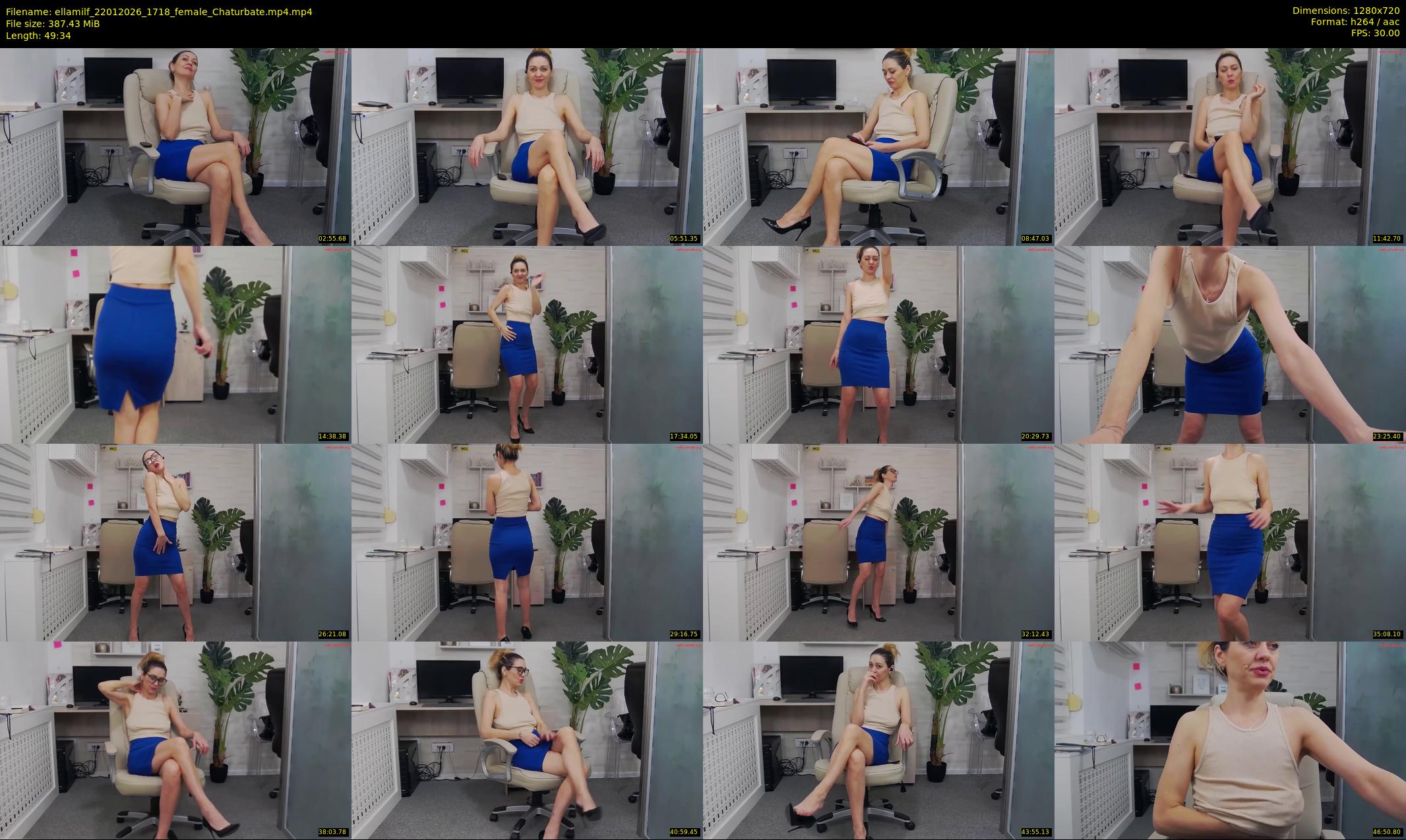 ellamilf — 50 minute Chaturbate female cam show recording, 720p, Jan 22, 2026