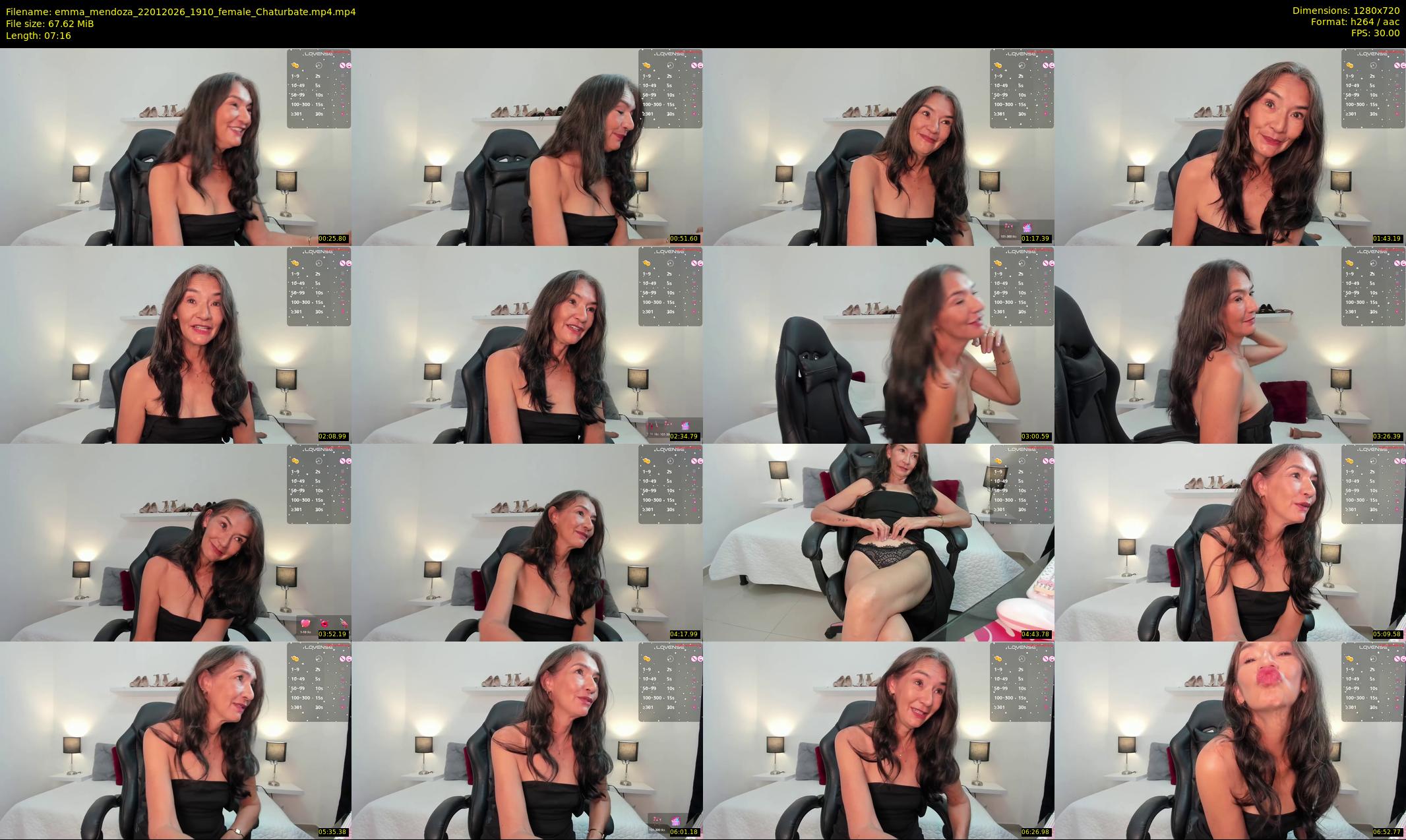 emma_mendoza — 8 minute Chaturbate female cam show recording, 720p, Jan 22, 2026