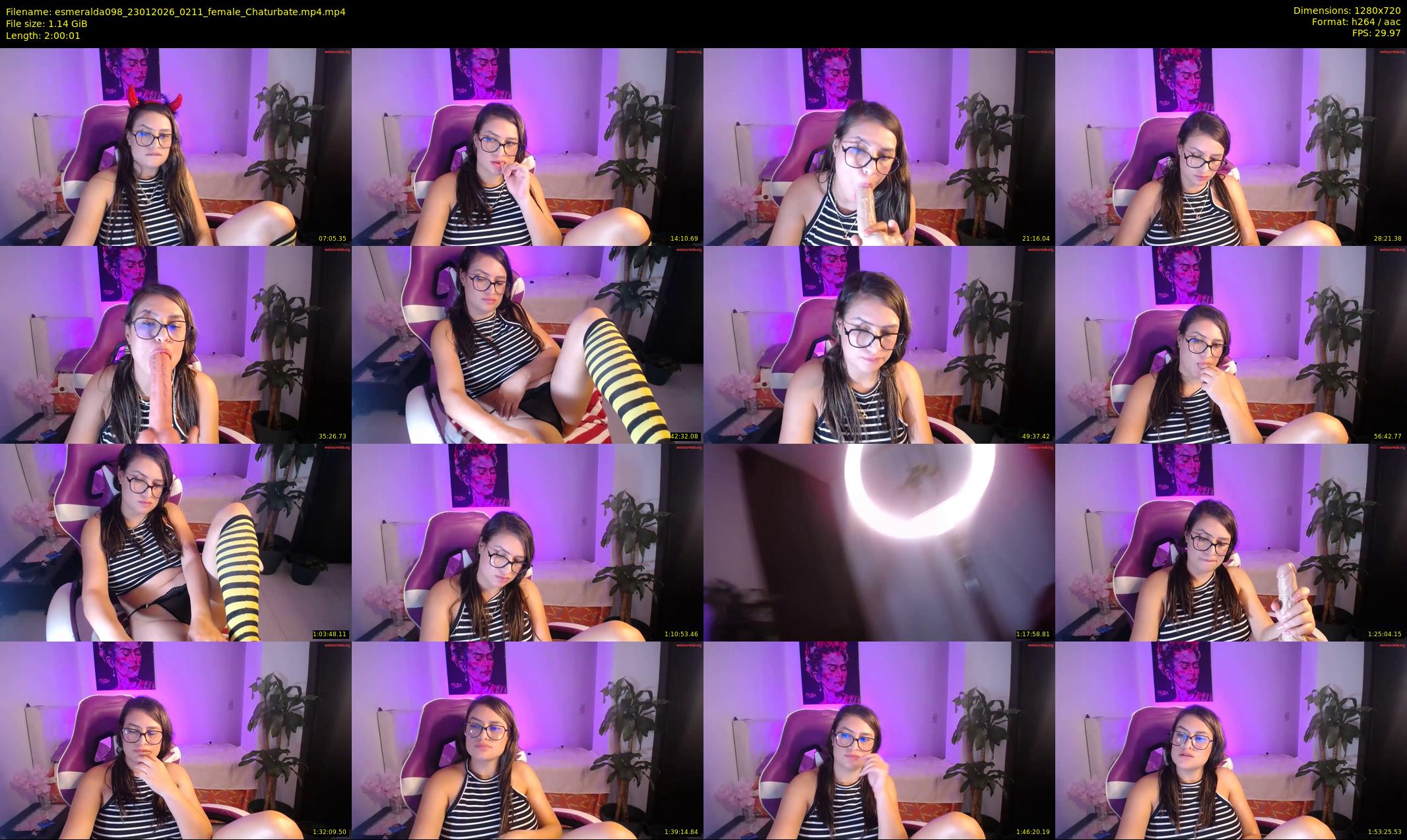 esmeralda098 — 121 minute Chaturbate female cam show recording, 720p, Jan 23, 2026