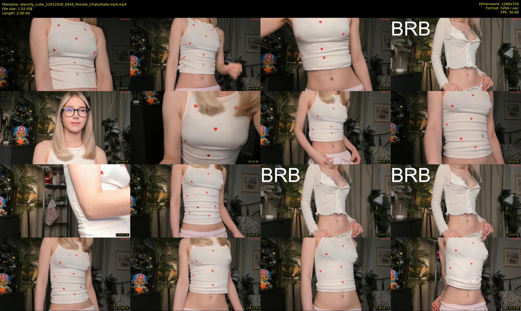 eternity_cuite — 120 minute Chaturbate female cam show recording, 720p, Jan 22, 2026