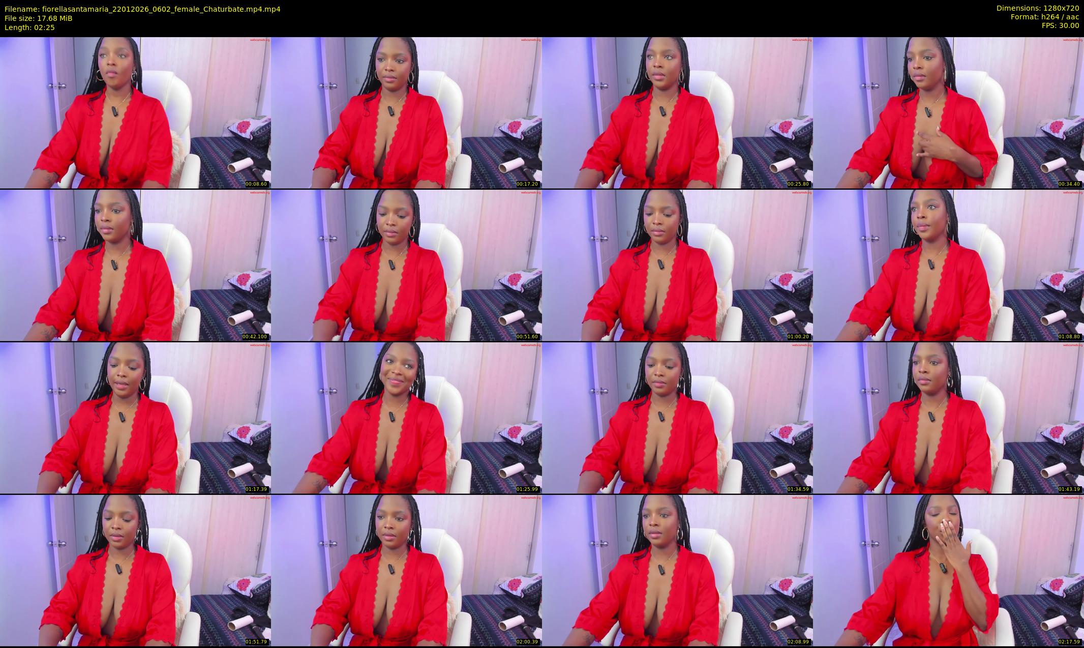 fiorellasantamaria — 3 minute Chaturbate female cam show recording, 720p, Jan 22, 2026