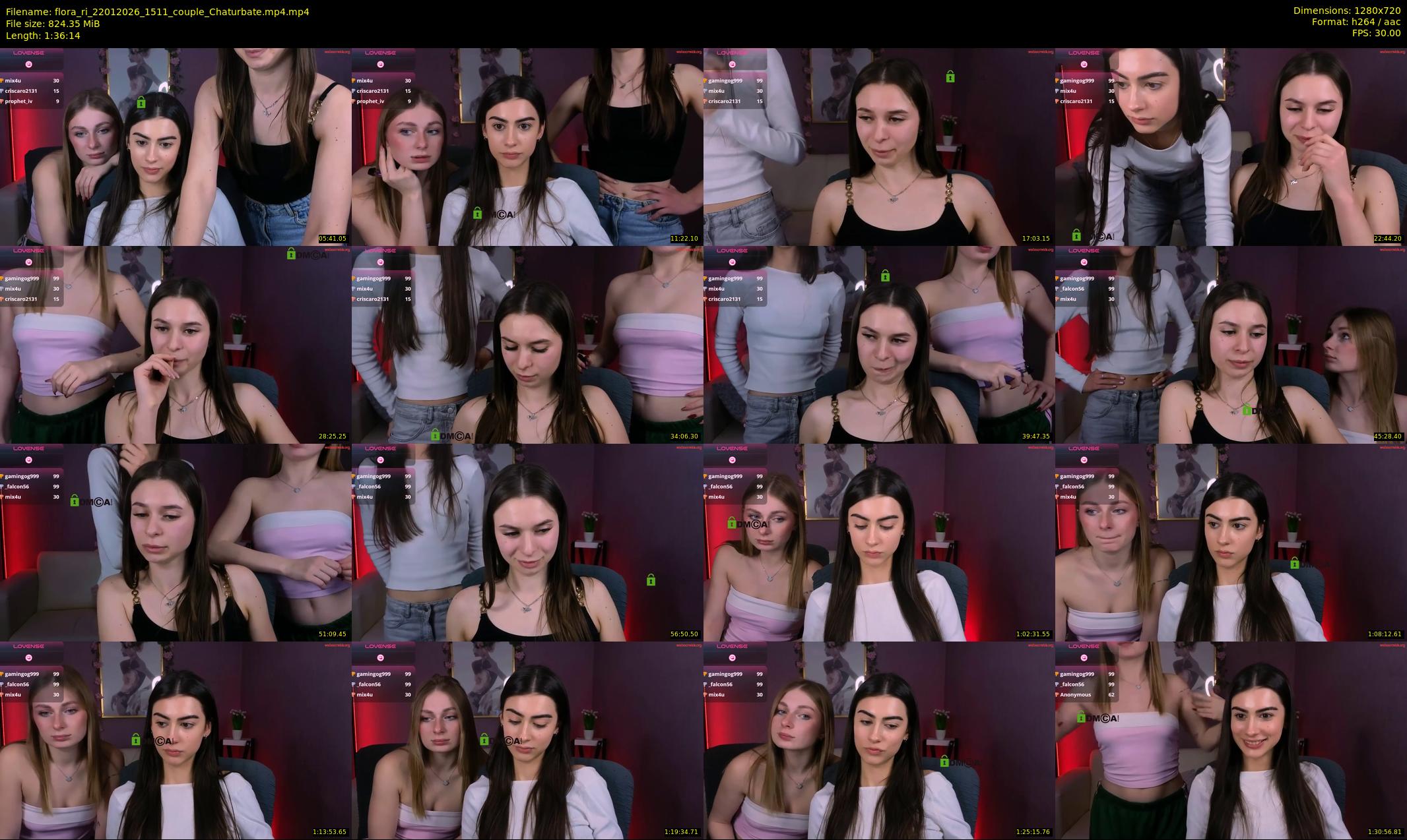 flora_ri — 97 minute Chaturbate female cam show recording, 720p, Jan 22, 2026