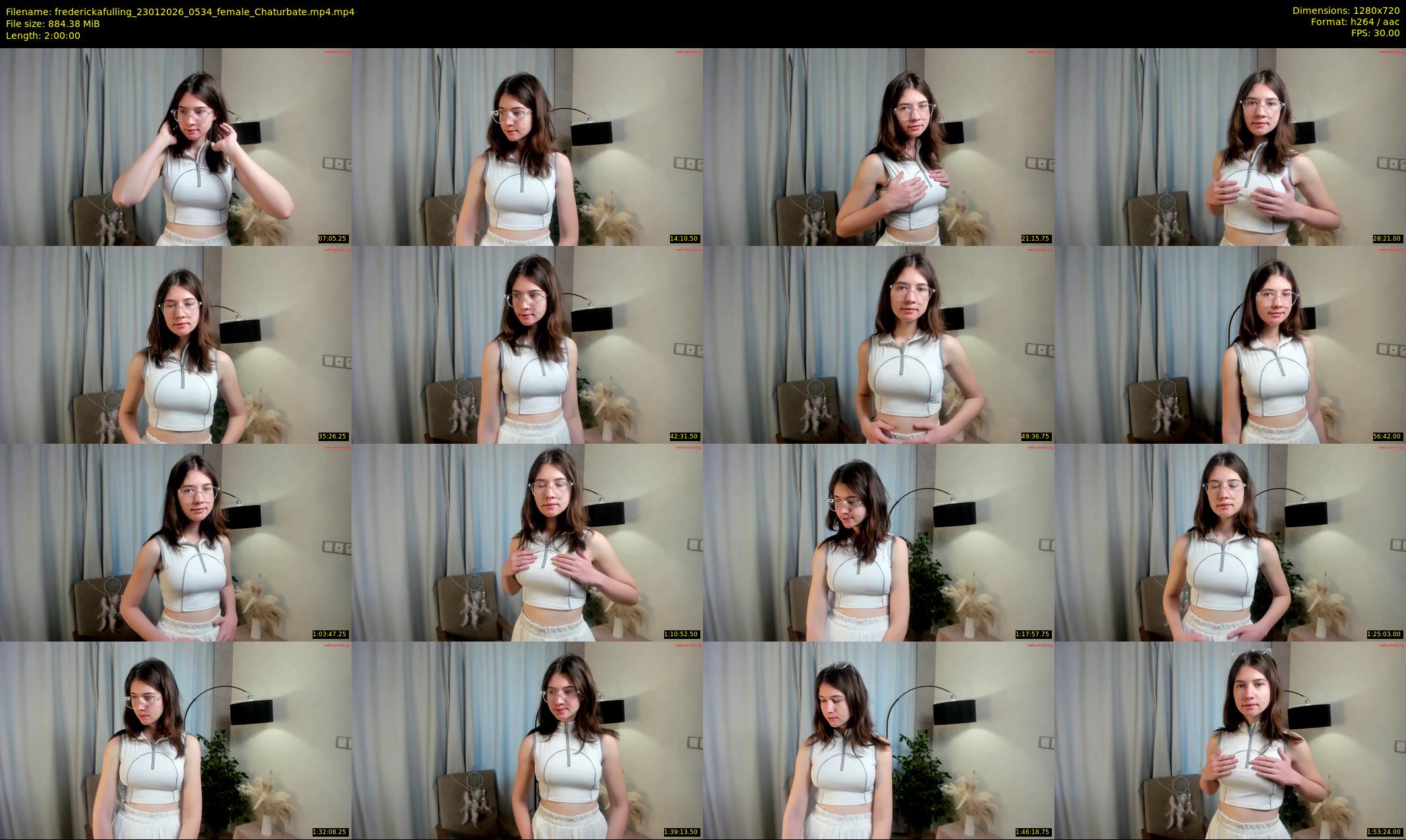 frederickafulling — 120 minute Chaturbate female cam show recording, 720p, Jan 23, 2026