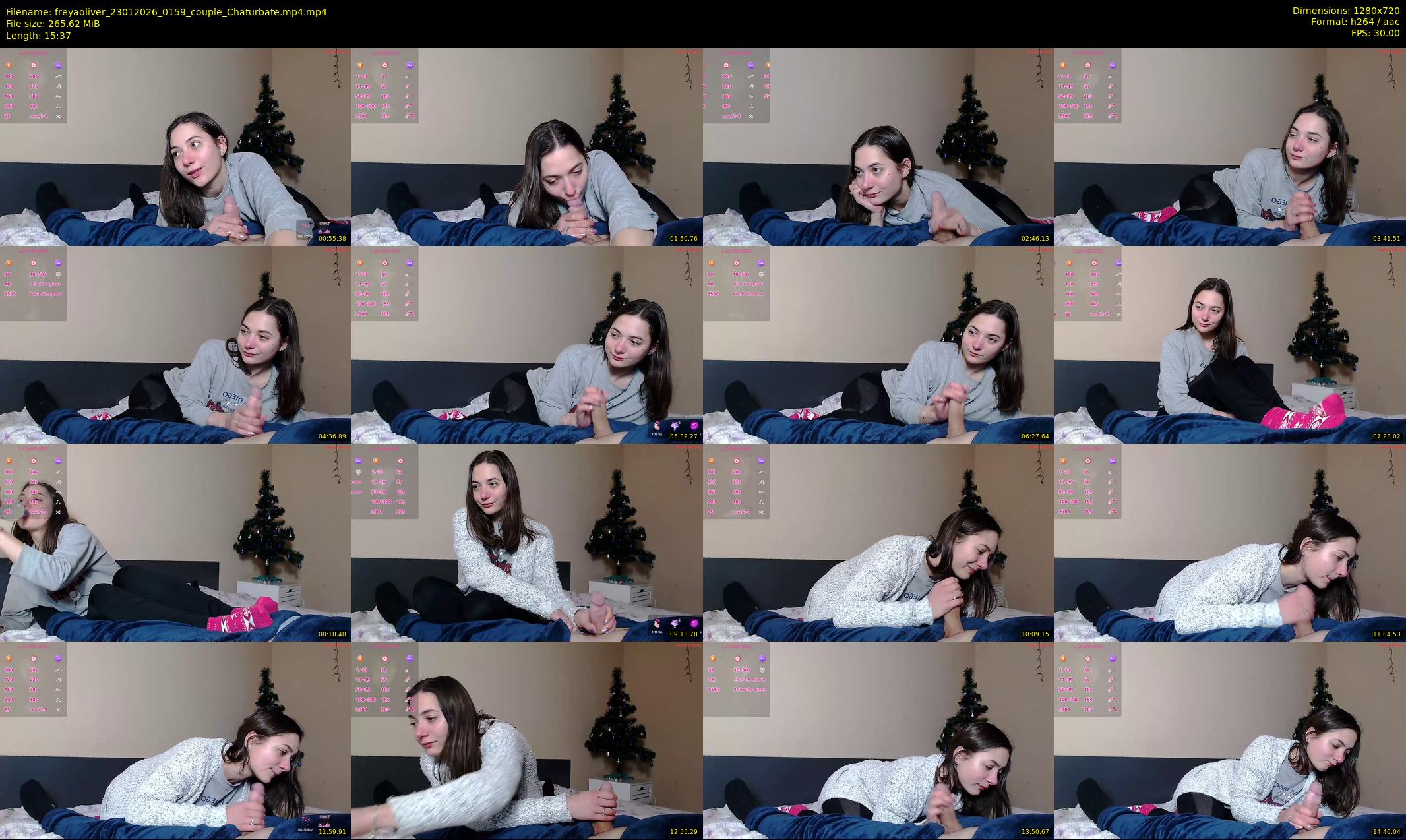 freyaoliver — 16 minute Chaturbate couple cam show recording, 720p, Jan 23, 2026