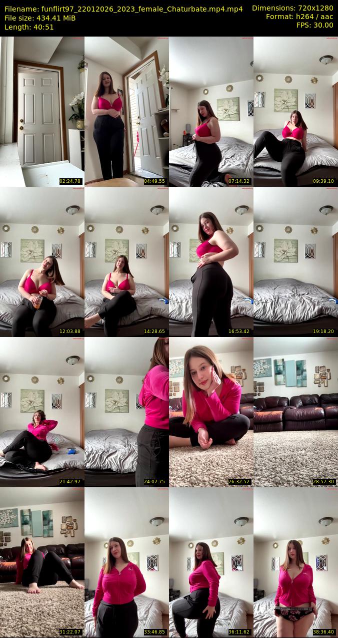 funflirt97 — 41 minute Chaturbate female cam show recording, 1080p, Jan 22, 2026