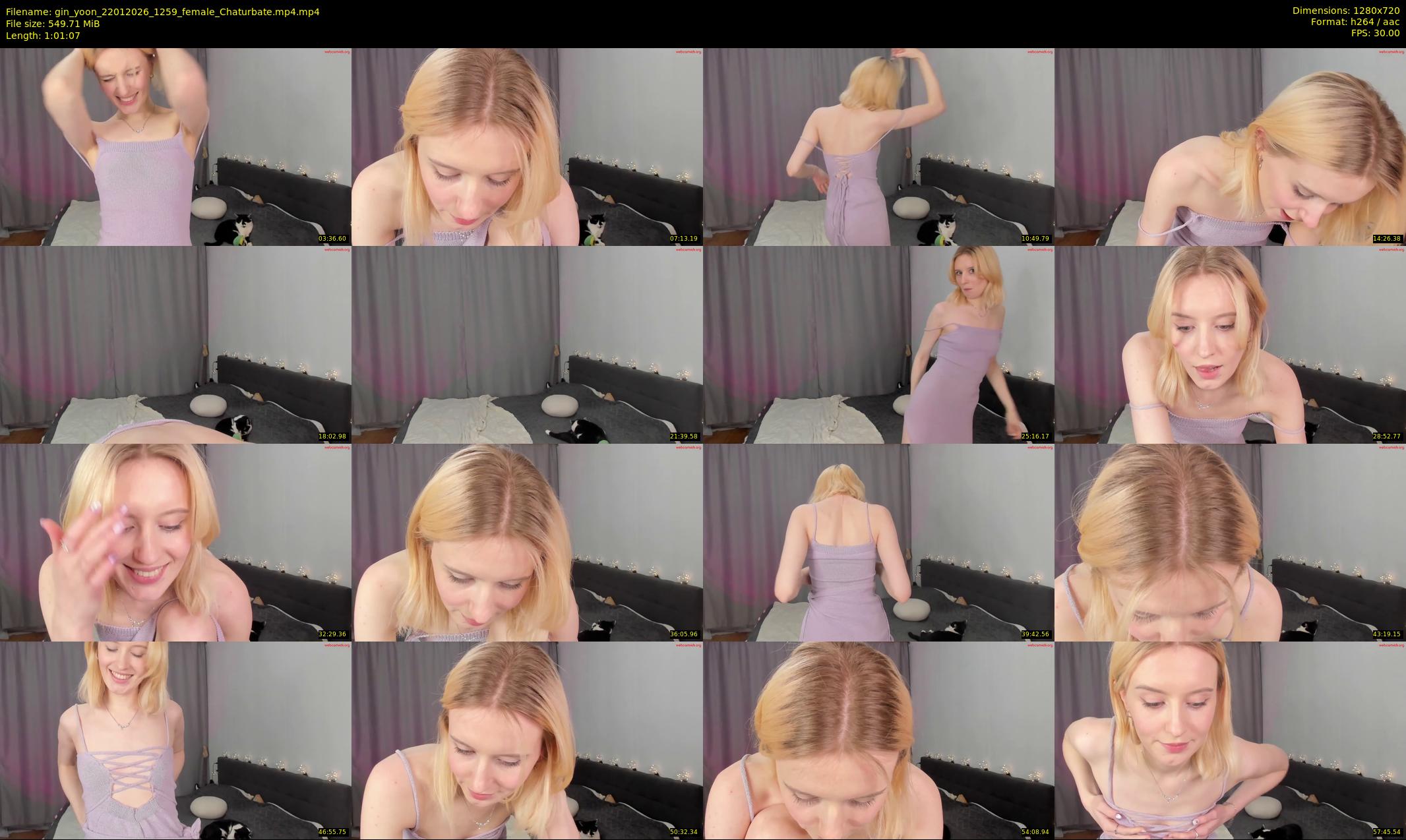 gin_yoon — 62 minute Chaturbate female cam show recording, 720p, Jan 22, 2026