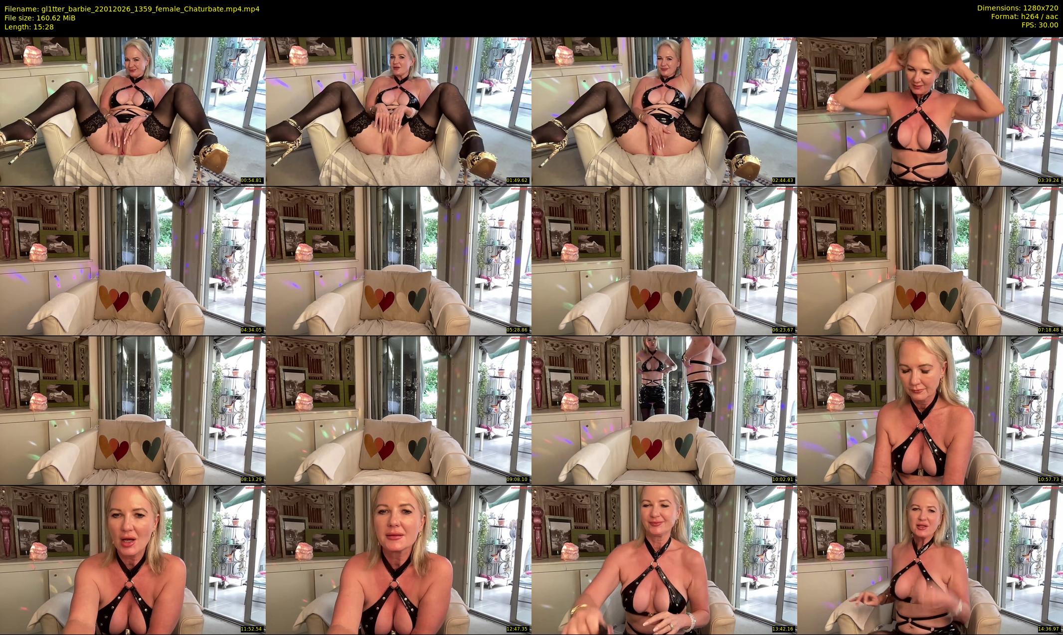gl1tter_barbie — 16 minute Chaturbate female cam show recording, 720p, Jan 22, 2026