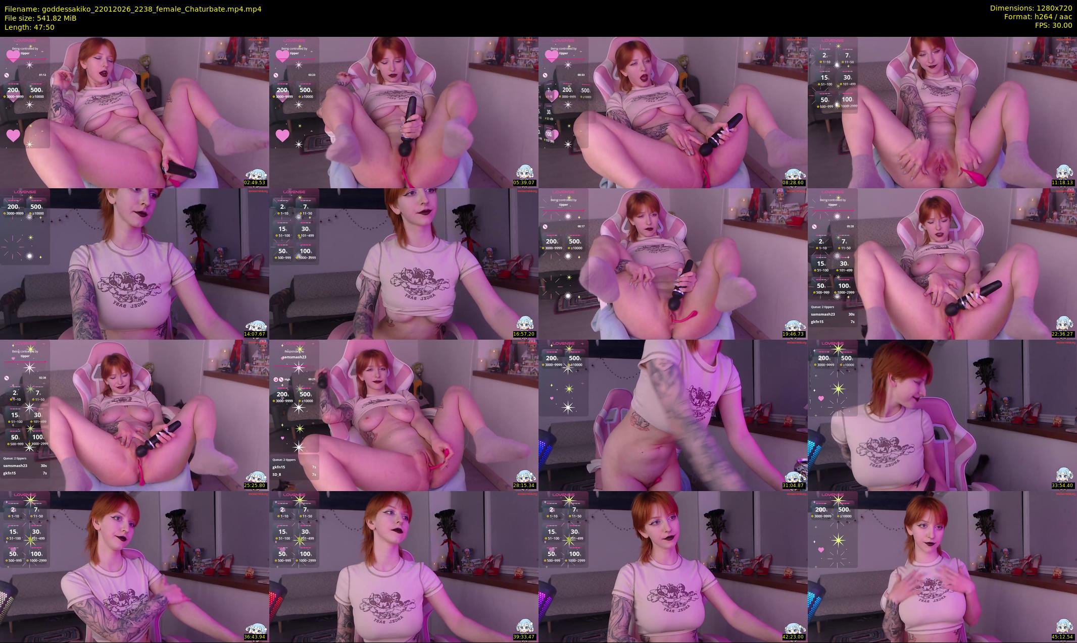 goddessakiko — 48 minute Chaturbate female cam show recording, 720p, Jan 22, 2026