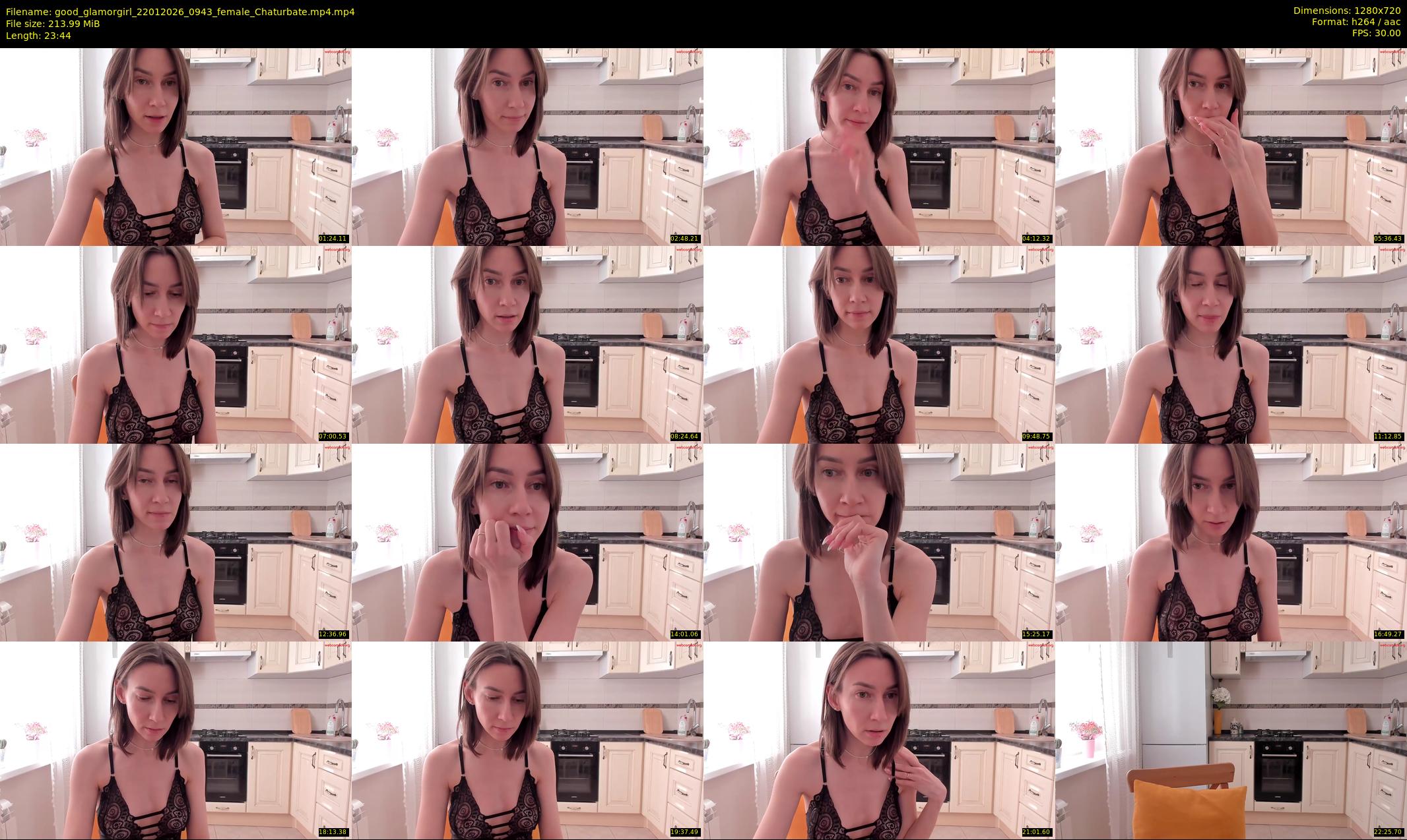 good_glamorgirl — 24 minute Chaturbate female cam show recording, 720p, Jan 22, 2026
