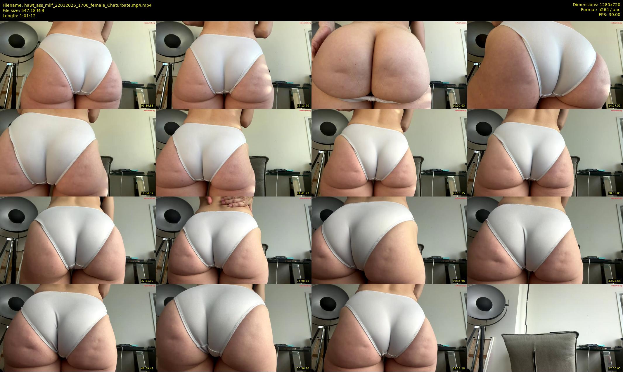 hawt_ass_milf — 62 minute Chaturbate female cam show recording, 720p, Jan 22, 2026