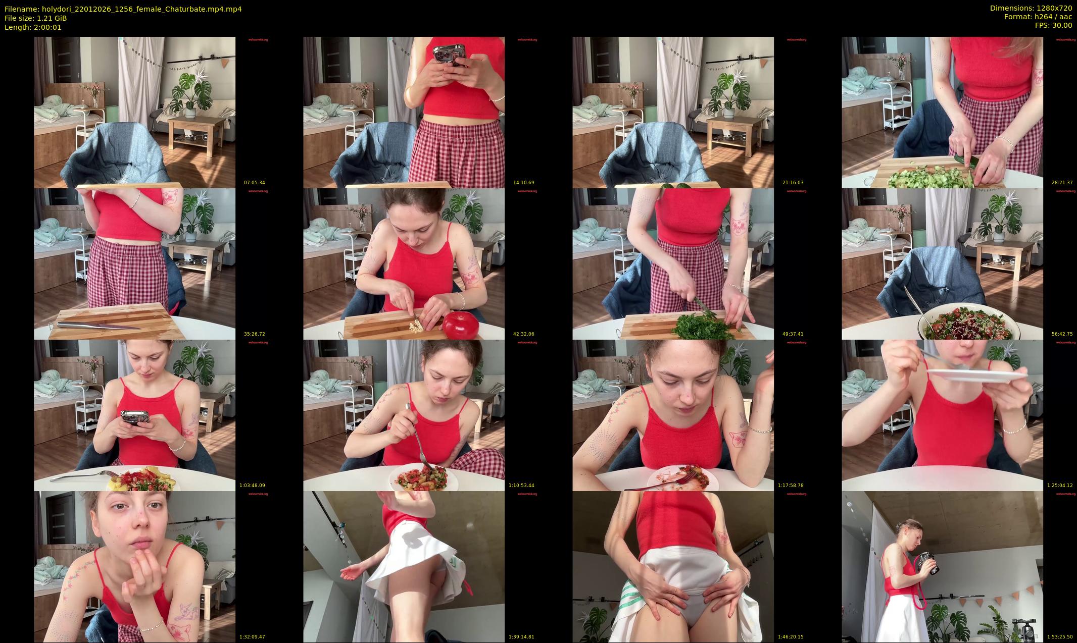 holydori — 121 minute Chaturbate female cam show recording, 720p, Jan 22, 2026
