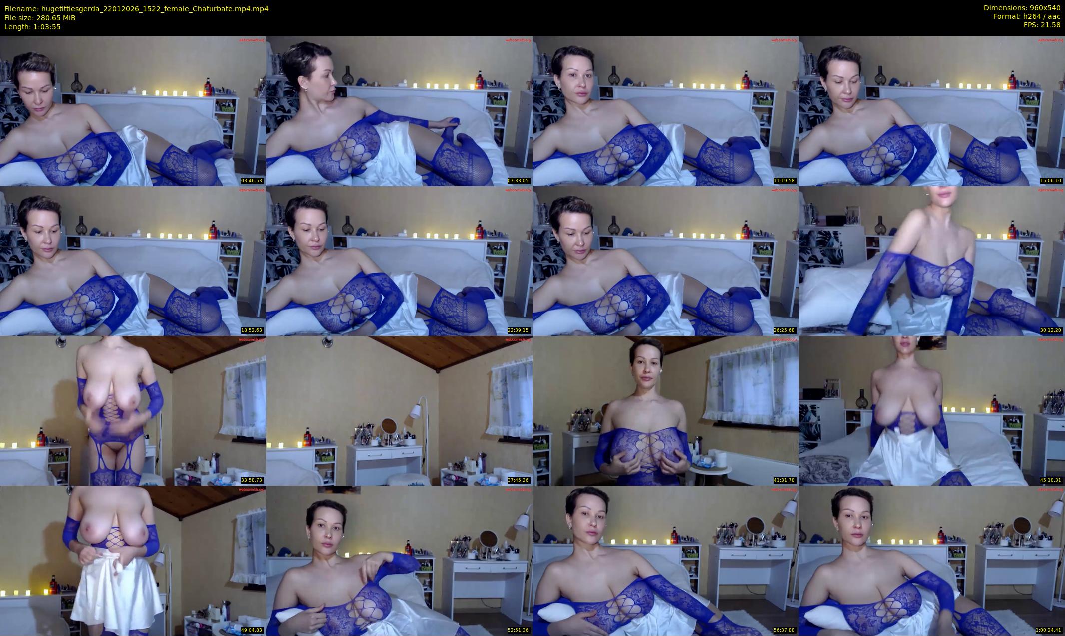hugetittiesgerda — 64 minute Chaturbate female cam show recording, 480p, Jan 22, 2026