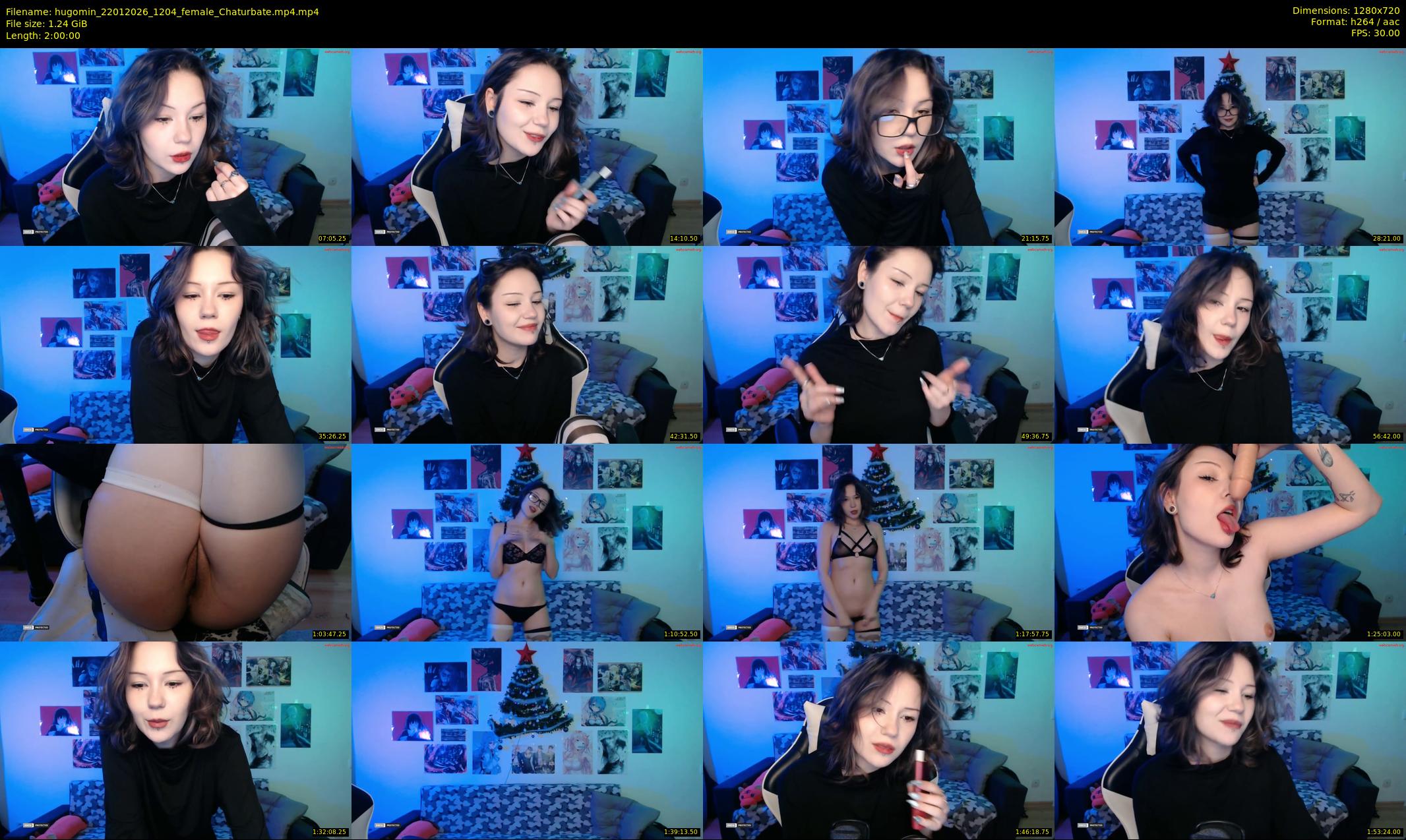 hugomin — 120 minute Chaturbate female cam show recording, 720p, Jan 22, 2026