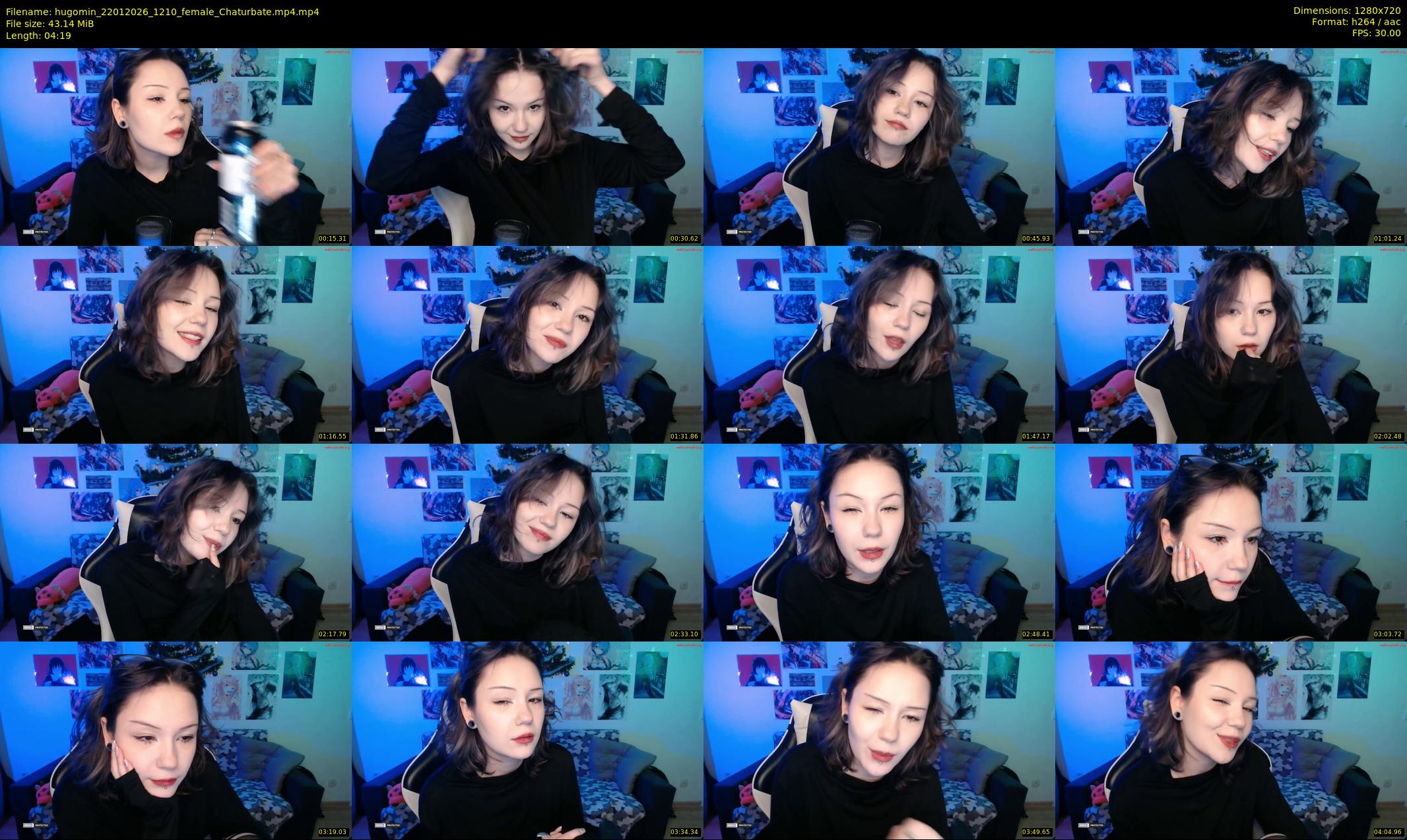 hugomin — 5 minute Chaturbate female cam show recording, 720p, Jan 22, 2026