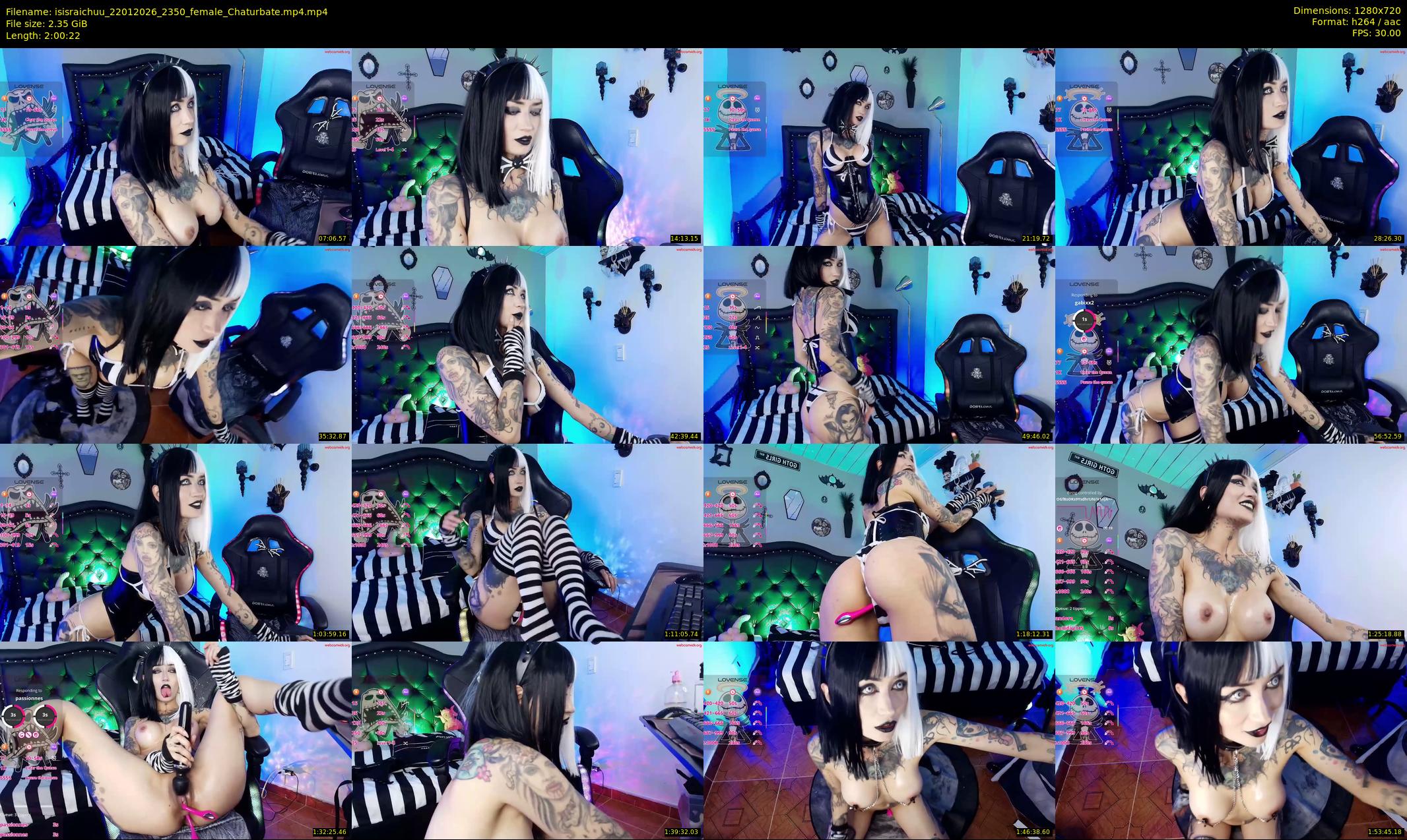 isisraichuu — 121 minute Chaturbate female cam show recording, 720p, Jan 22, 2026