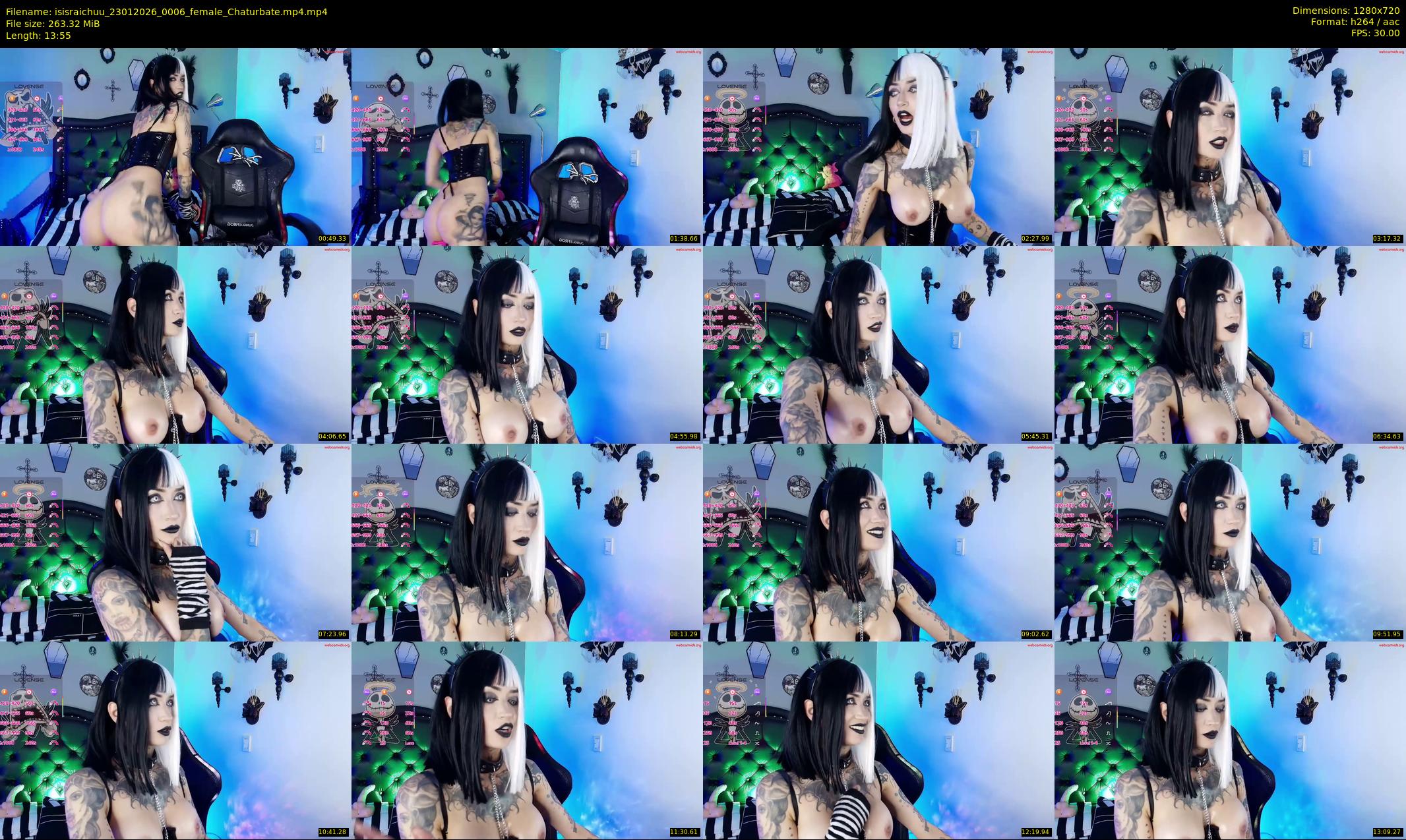 isisraichuu — 14 minute Chaturbate female cam show recording, 720p, Jan 23, 2026