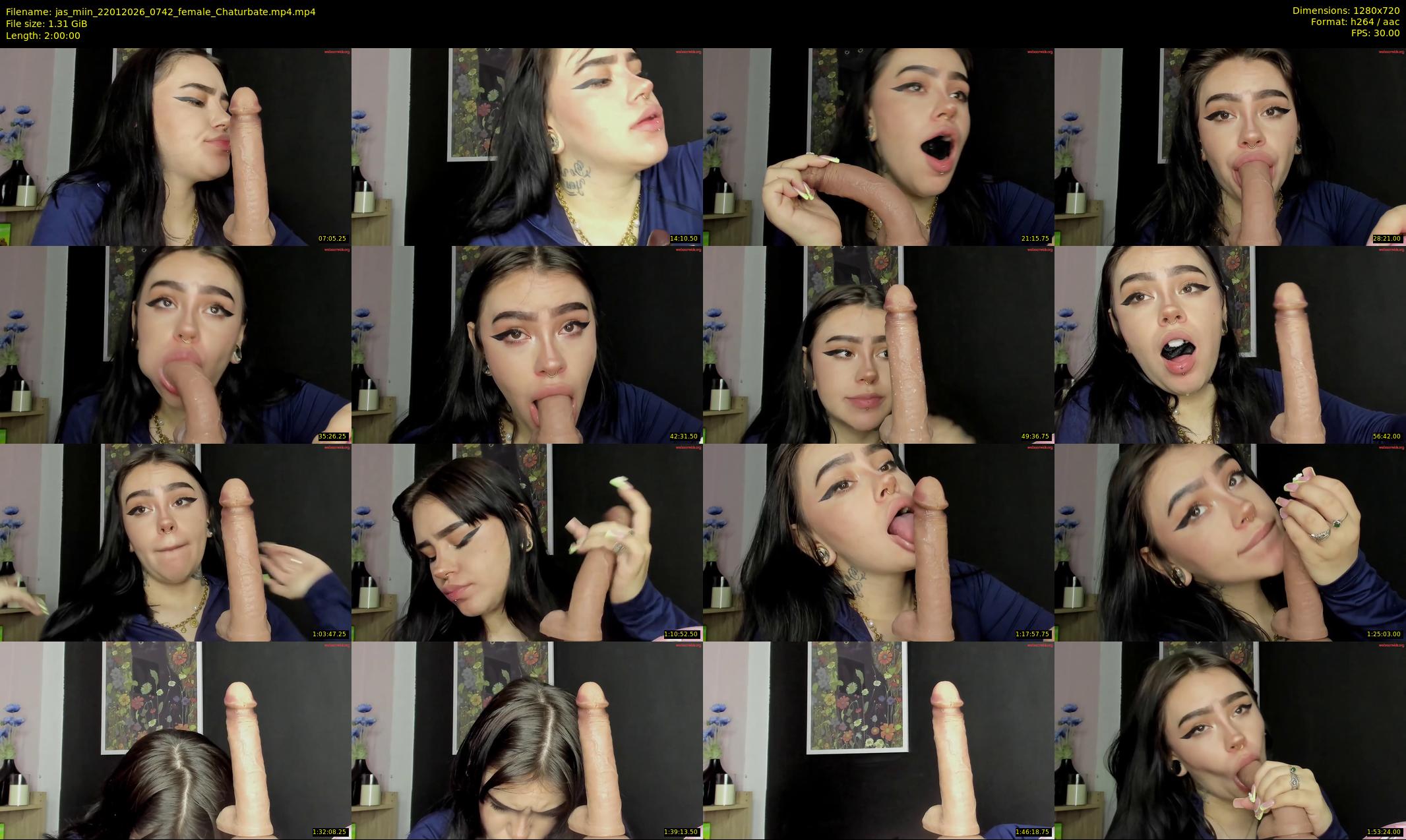 jas_miin — 120 minute Chaturbate female cam show recording, 720p, Jan 22, 2026