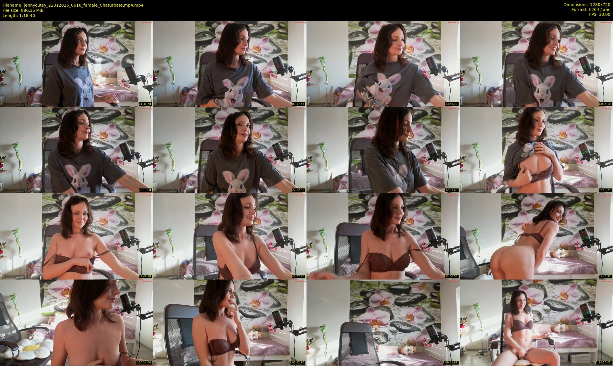 jennycutey — 79 minute Chaturbate female cam show recording, 720p, Jan 22, 2026