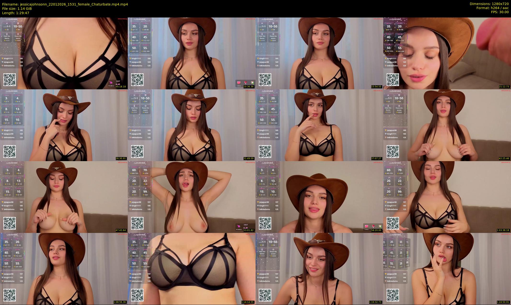 jessicajohnsonn — 90 minute Chaturbate female cam show recording, 720p, Jan 22, 2026